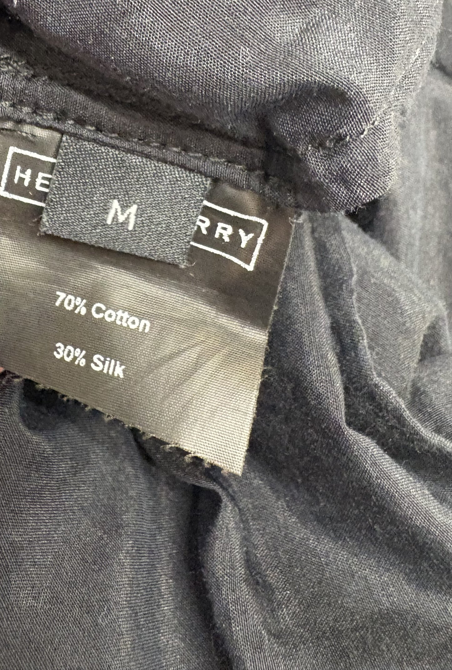 Helen Cherry Cotton / Silk Top - M