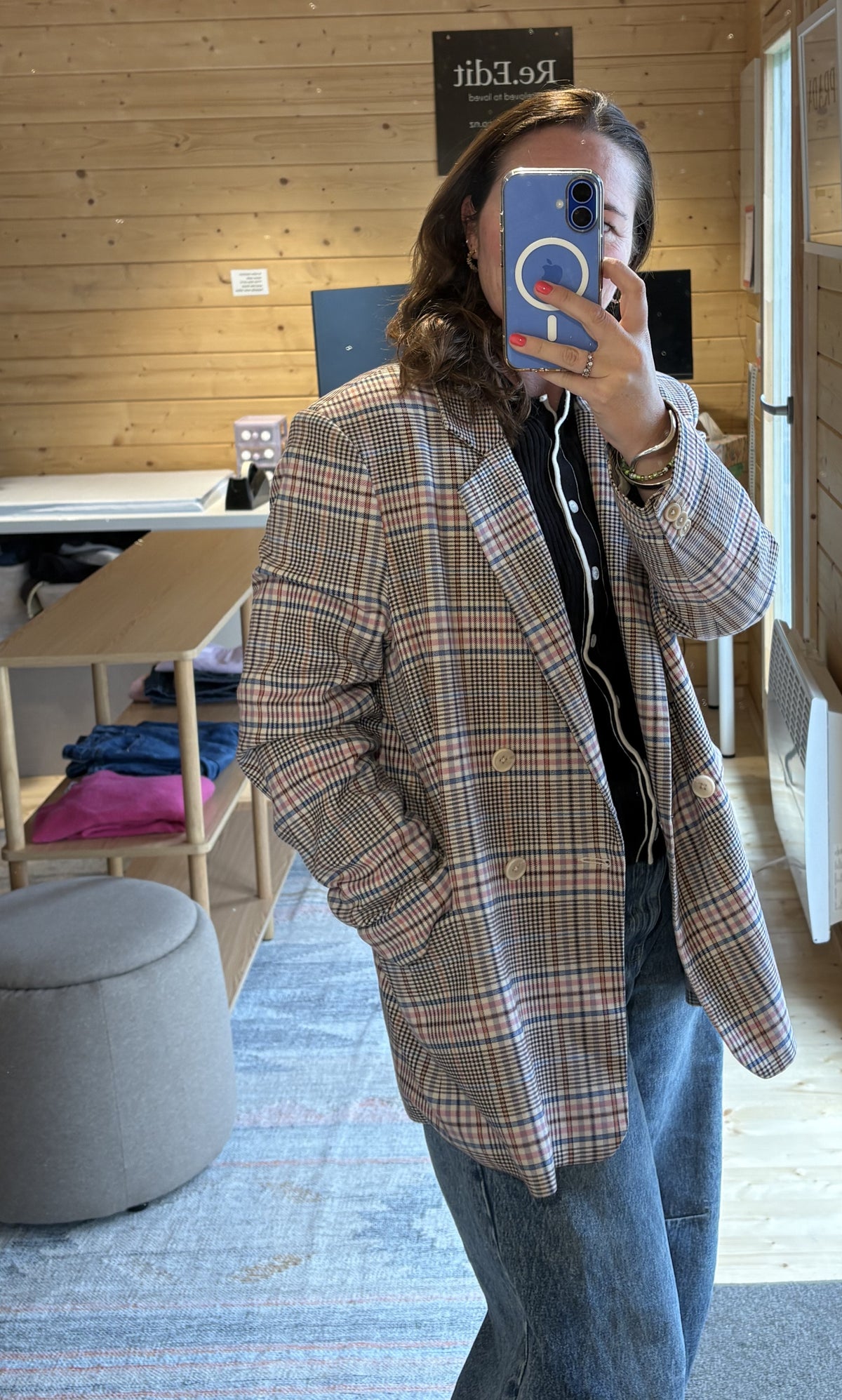 Max Plaid Blazer - 14