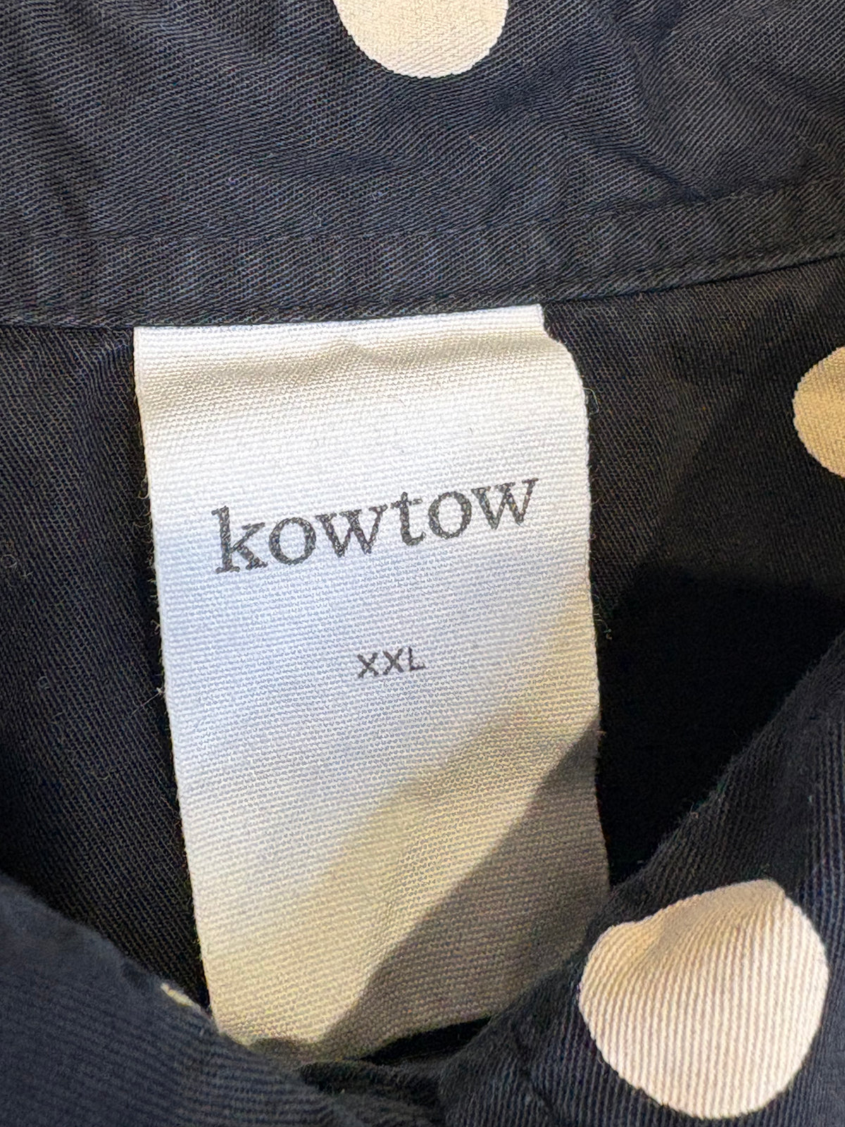 Kowtow Nova Shirt - Polka Dot - XXL