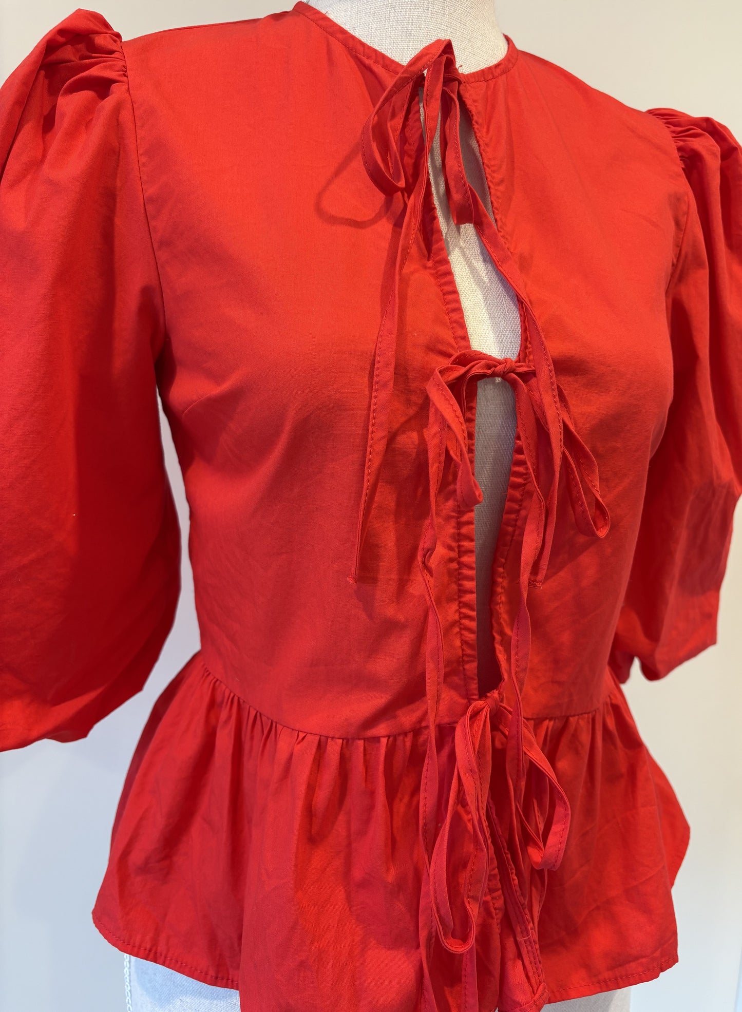 ASOS Tie Top (Ganni Dupe) - XS