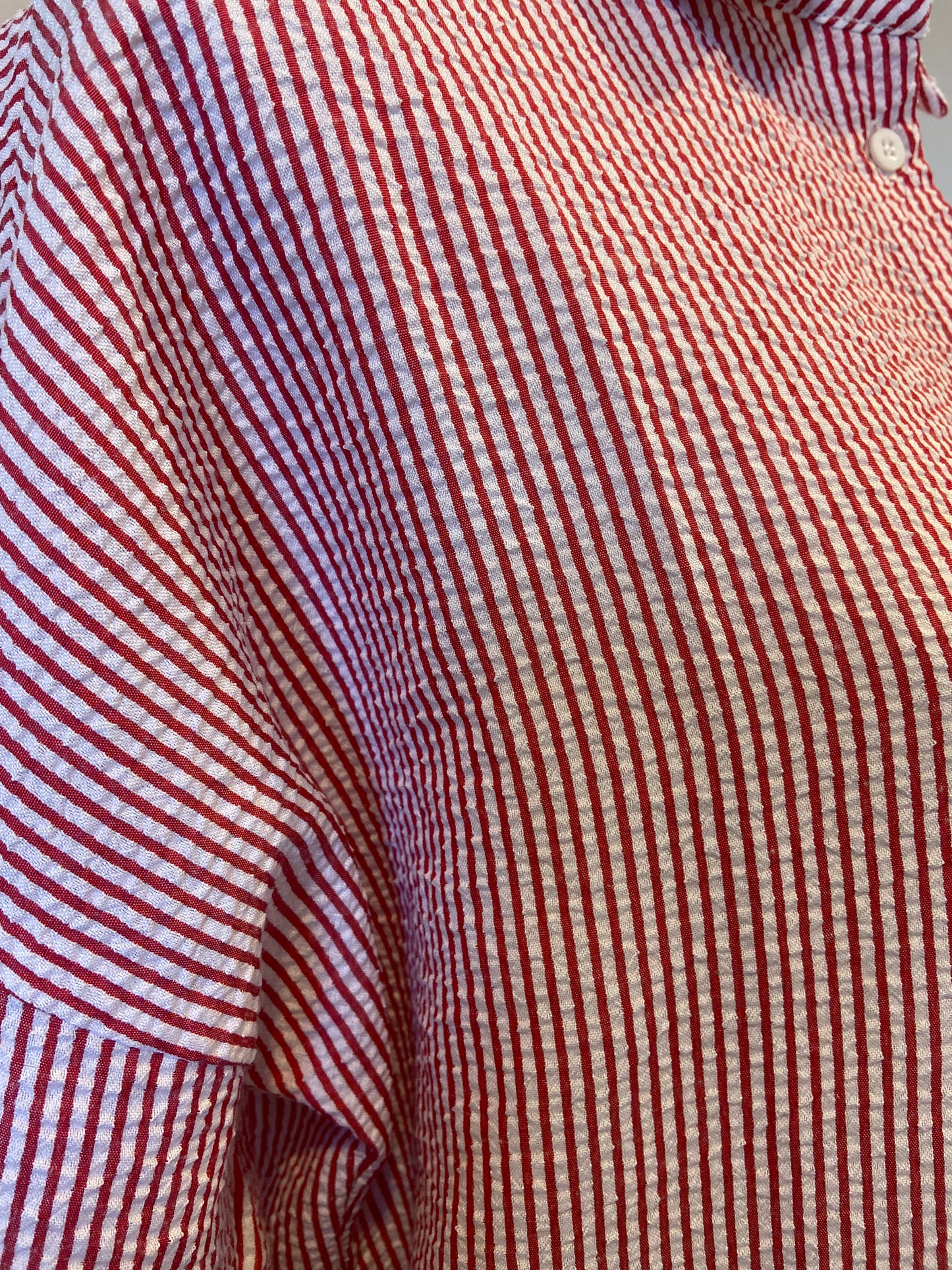 Blak Love Defiant Shirt - Red / White Stripe