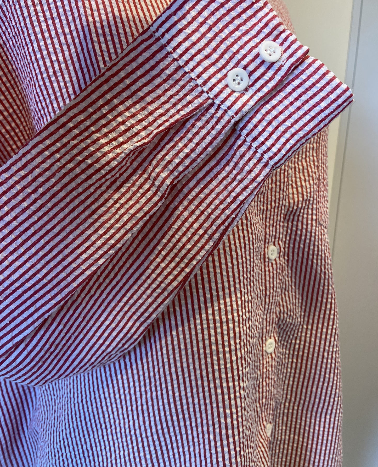 Blak Love Defiant Shirt - Red / White Stripe