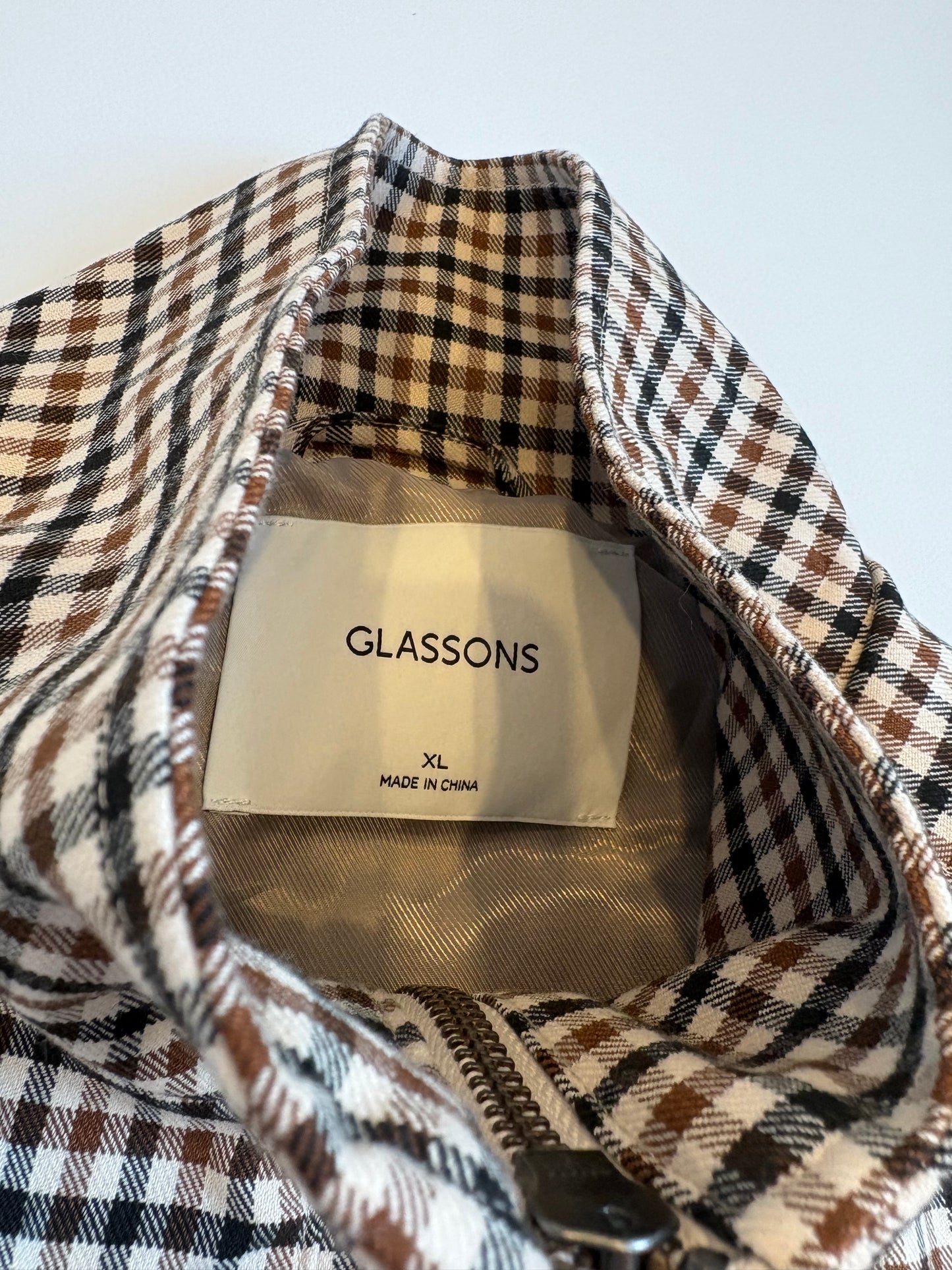 Glassons Gingham Pocket Jacket - XL