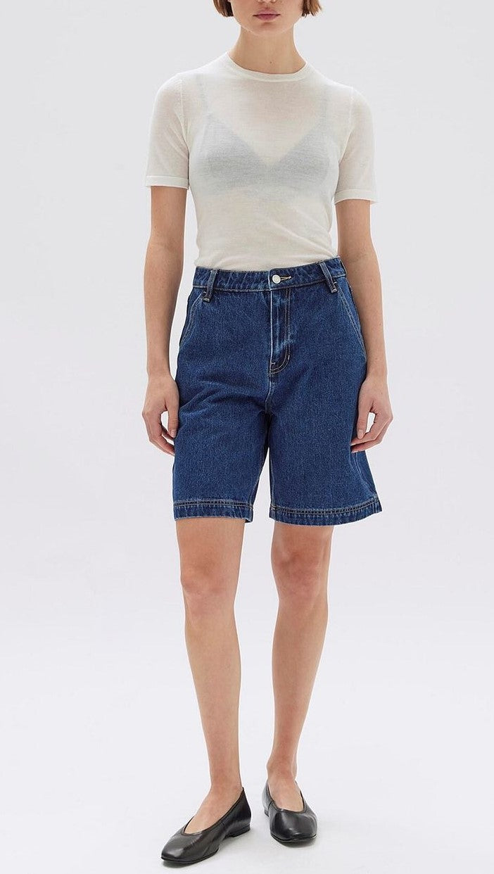 Assembly Label Longline Denim Short - Heritage Blue - 30