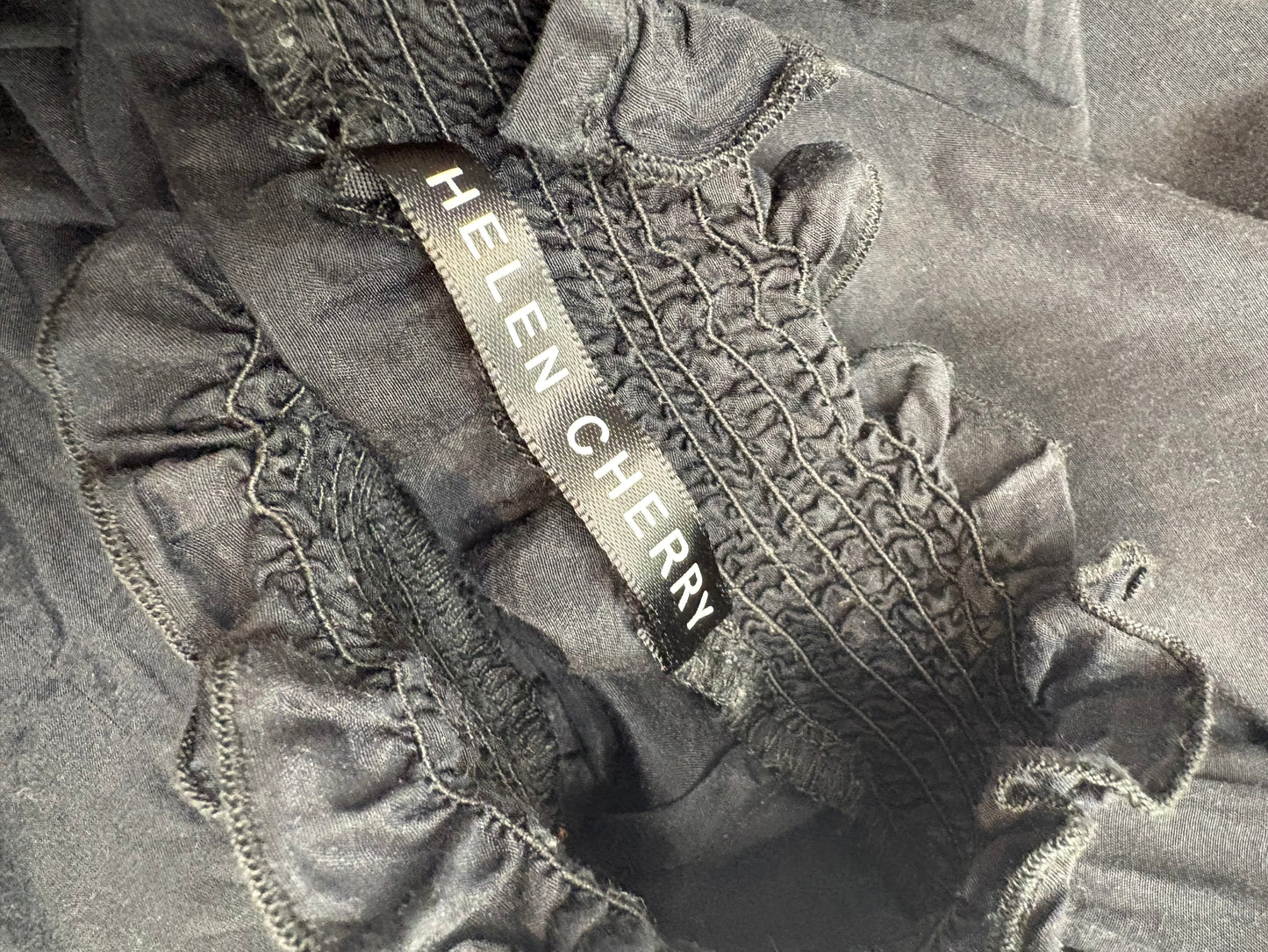 Helen Cherry Cotton / Silk Top - M