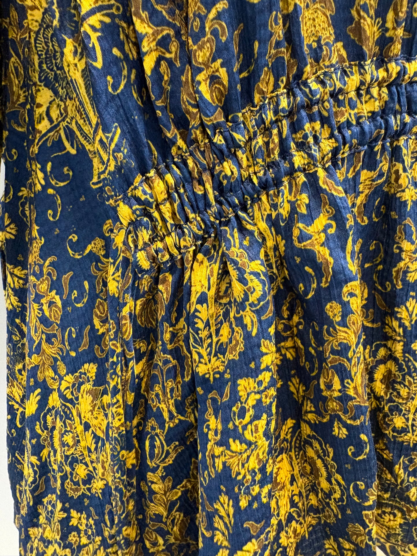 Karen Walker Trinket Top - Navy / Antique Gold - US2 / UK6