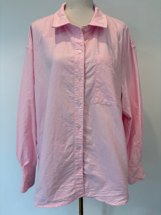 Stories Be Told, Signature Pink Oxford Boyfriend Shirt - 12
