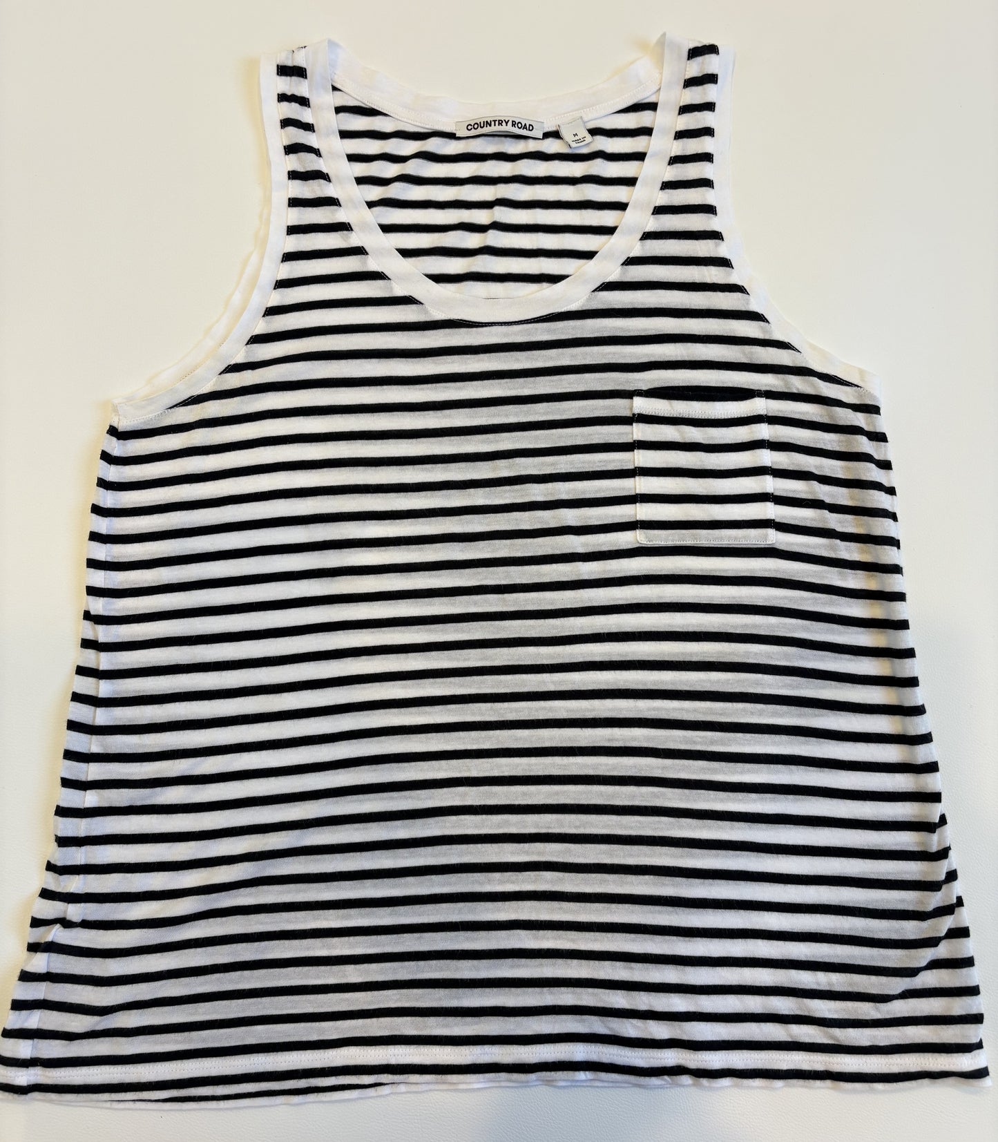 Country Road Stripy Tank - M