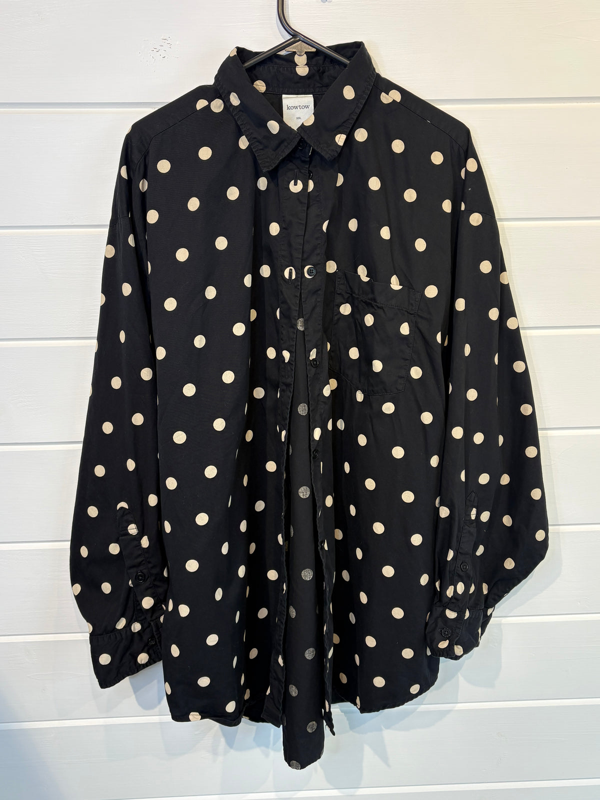 Kowtow Nova Shirt - Polka Dot - XXL