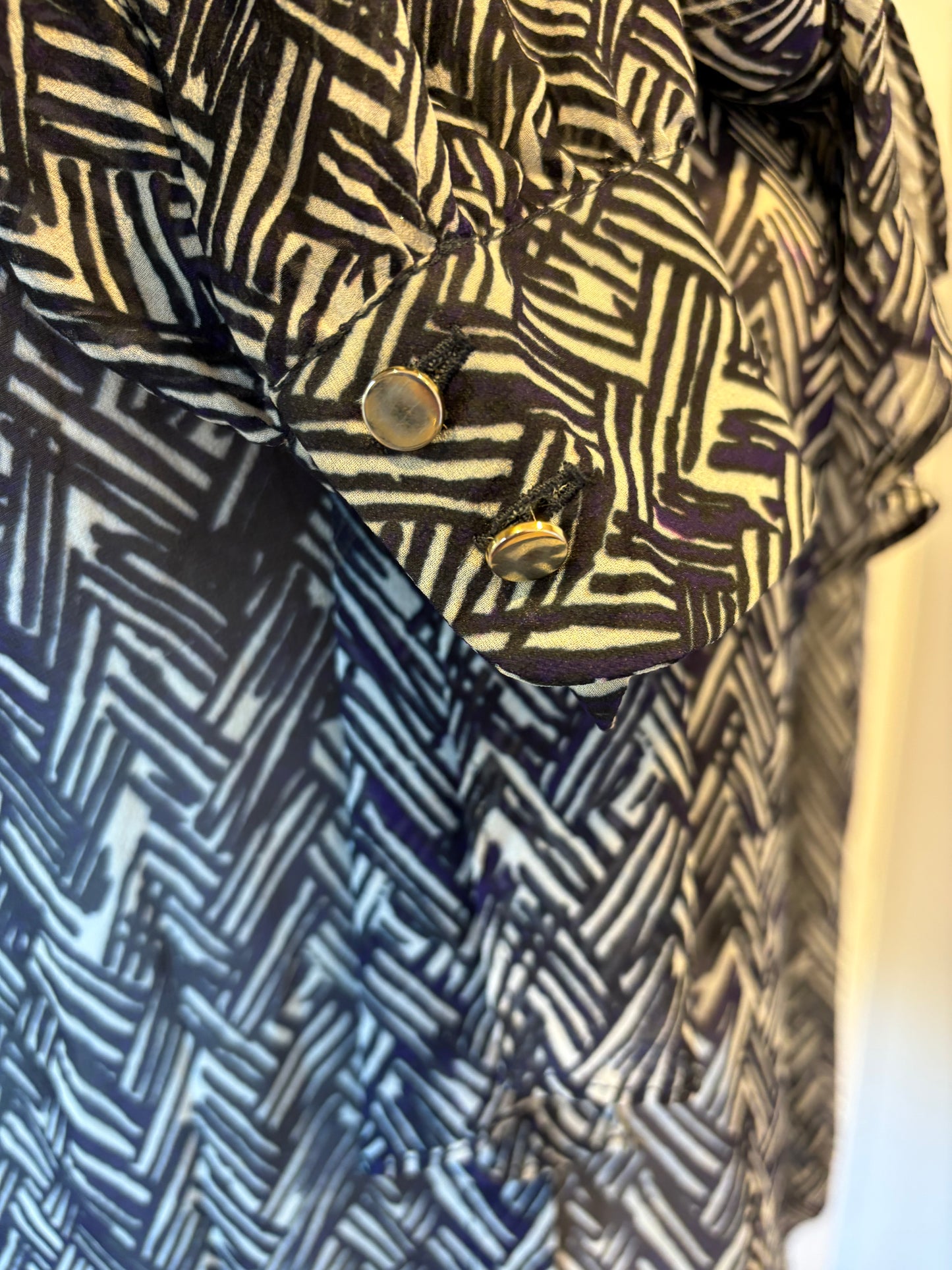 Helen Cherry Silk Shirt - S