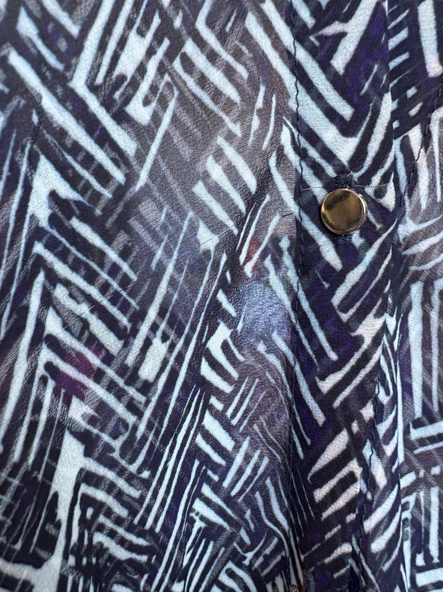 Helen Cherry Silk Shirt - S