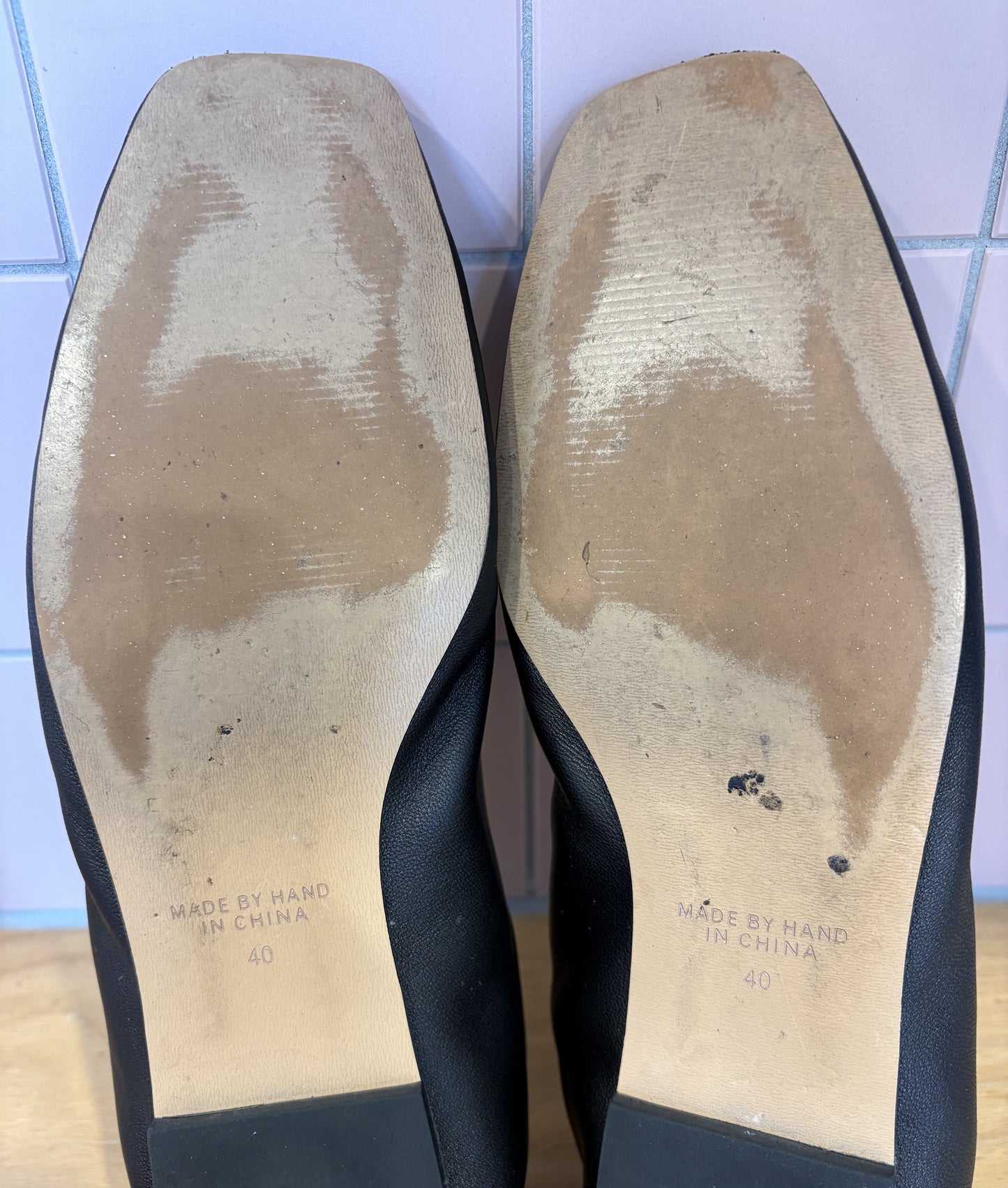 Nelson Made - Phoebe Flat, Black - 40
