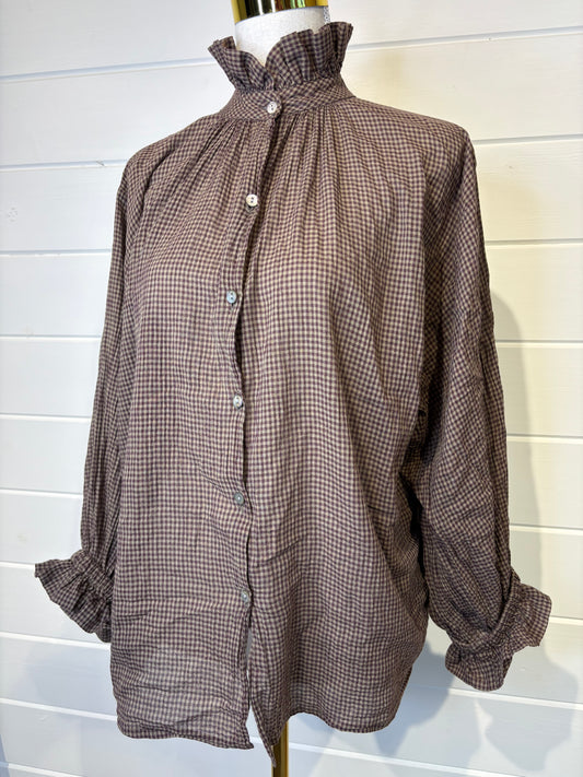 mahsa Ruffle Blouse - XS