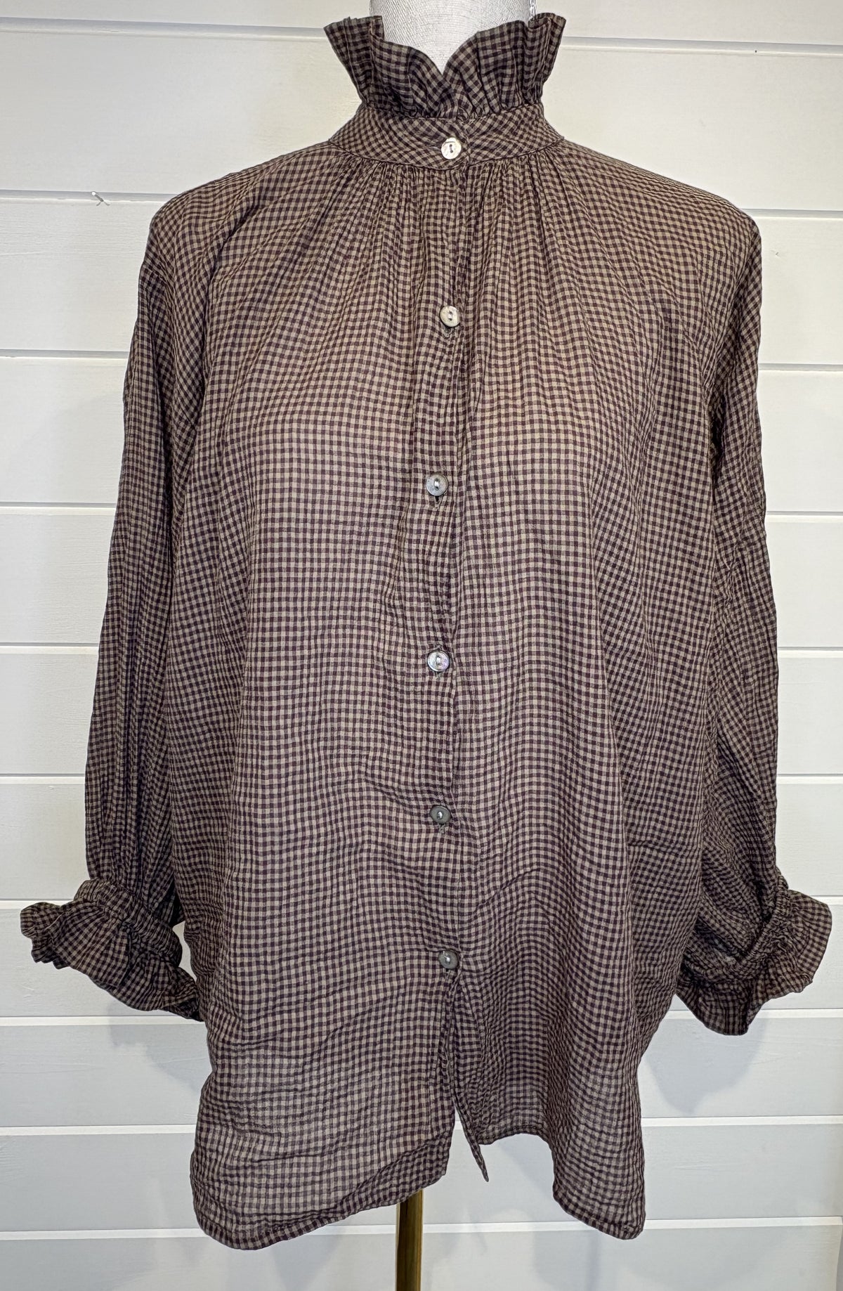 mahsa Ruffle Blouse - XS