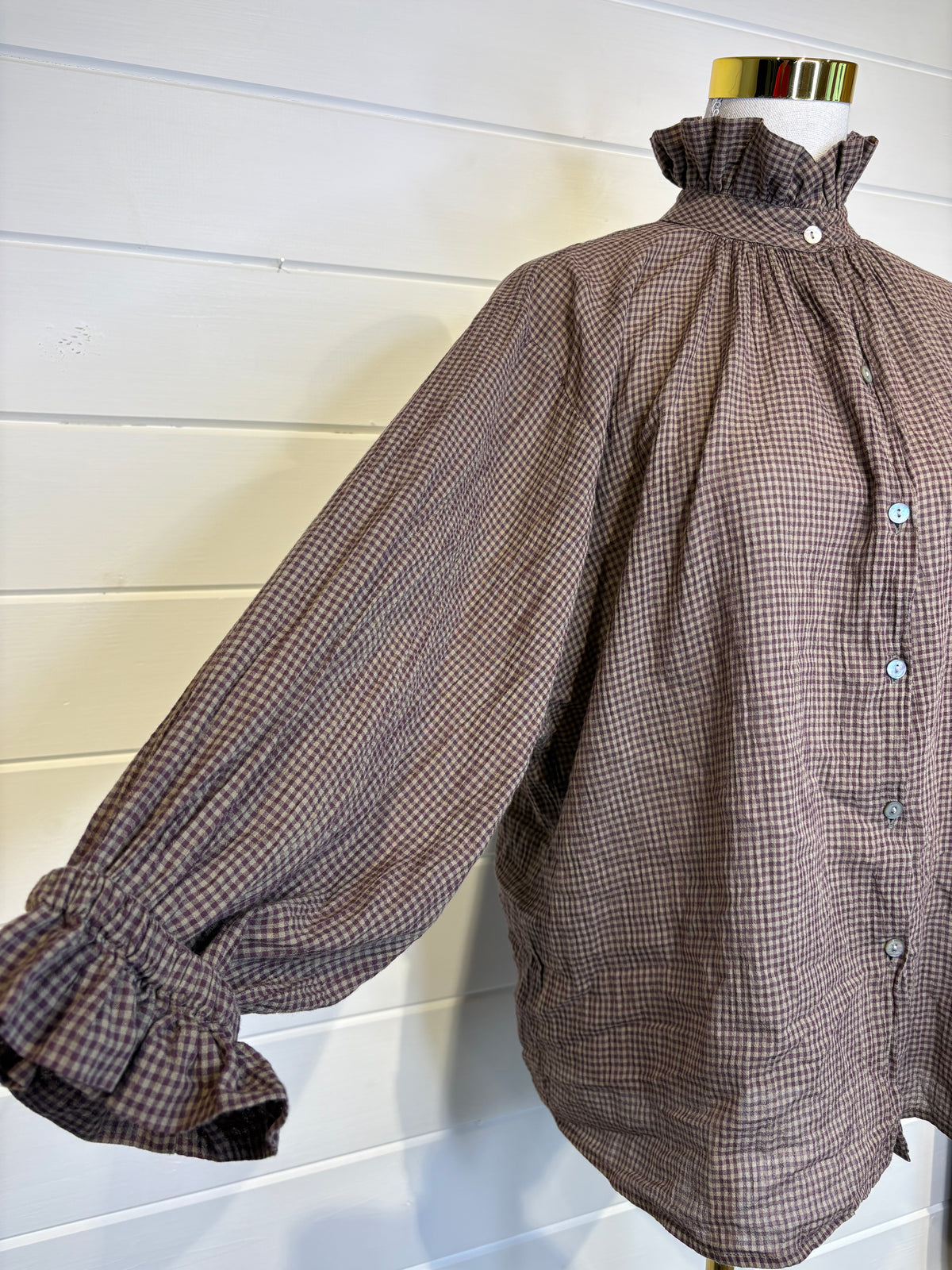 mahsa Ruffle Blouse - XS