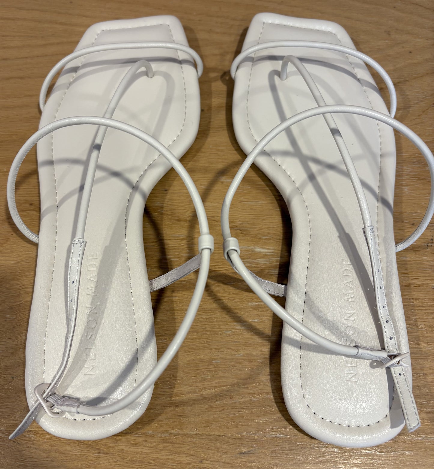 Nelson Made - Juliette Sandal, Crema - 40