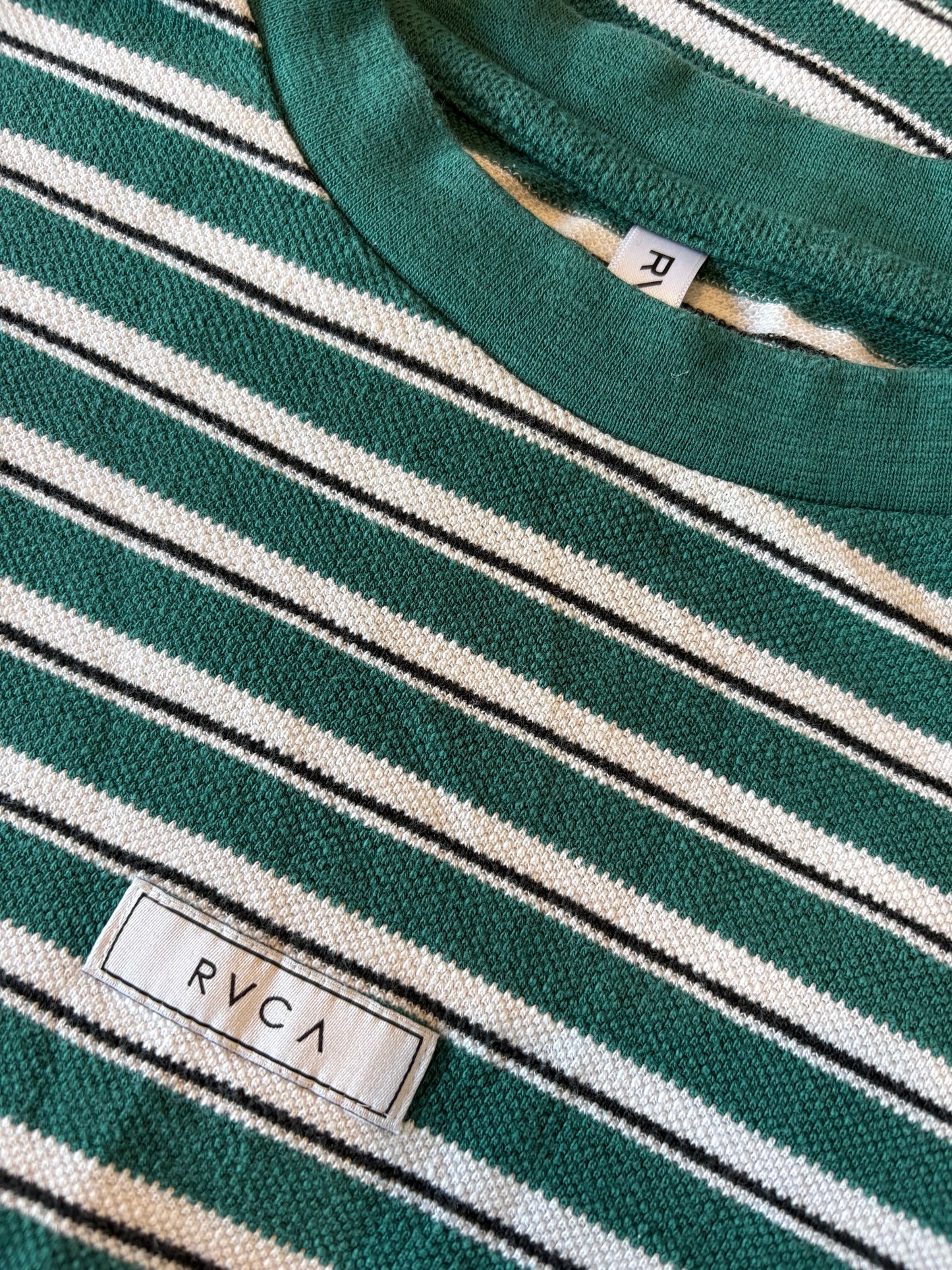 RVCA Stripy Tee - XS (oversized)