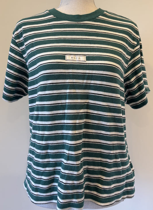 RVCA Stripy Tee - XS (oversized)