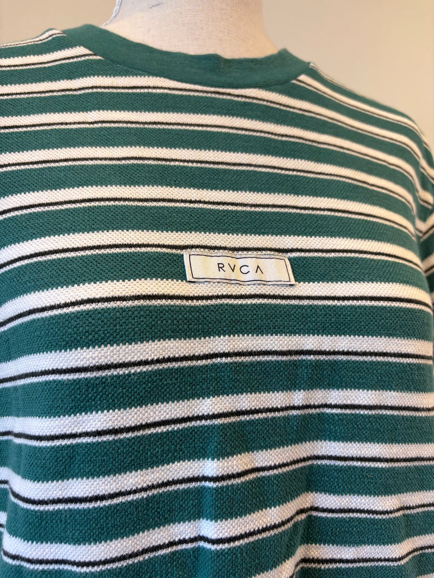 RVCA Stripy Tee - XS (oversized)