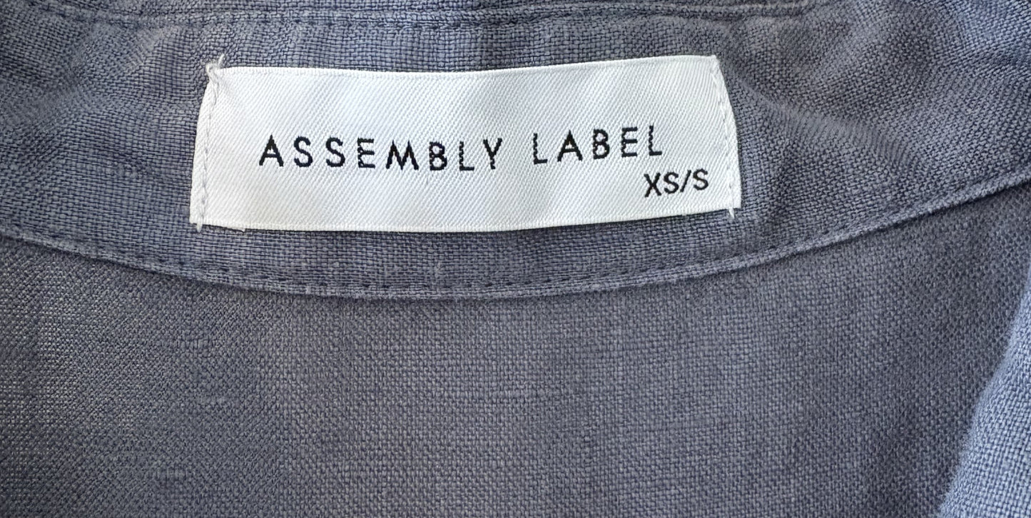 Assembly Label Tiered Linen Dress