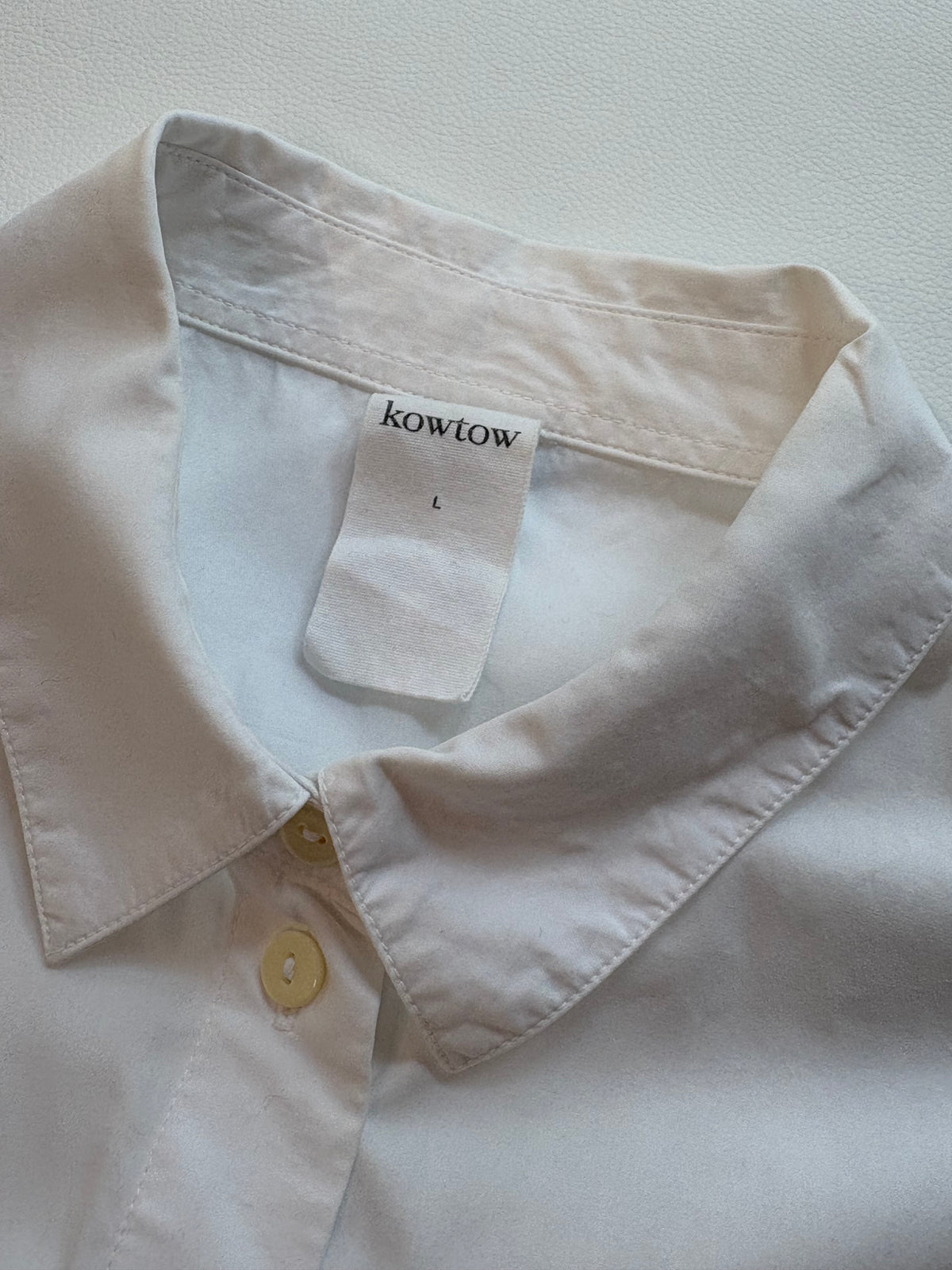 Kowtow Daily Shirt - L (RRP $199)