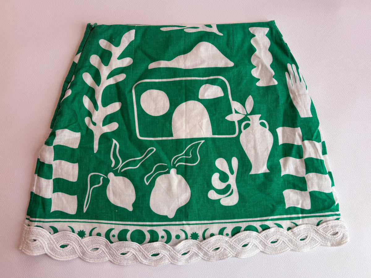 Seed Heritage Teen - Palm Skirt - 8 (RRP $64)