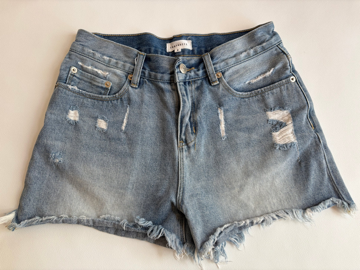 Superette Denim Shorts - 8