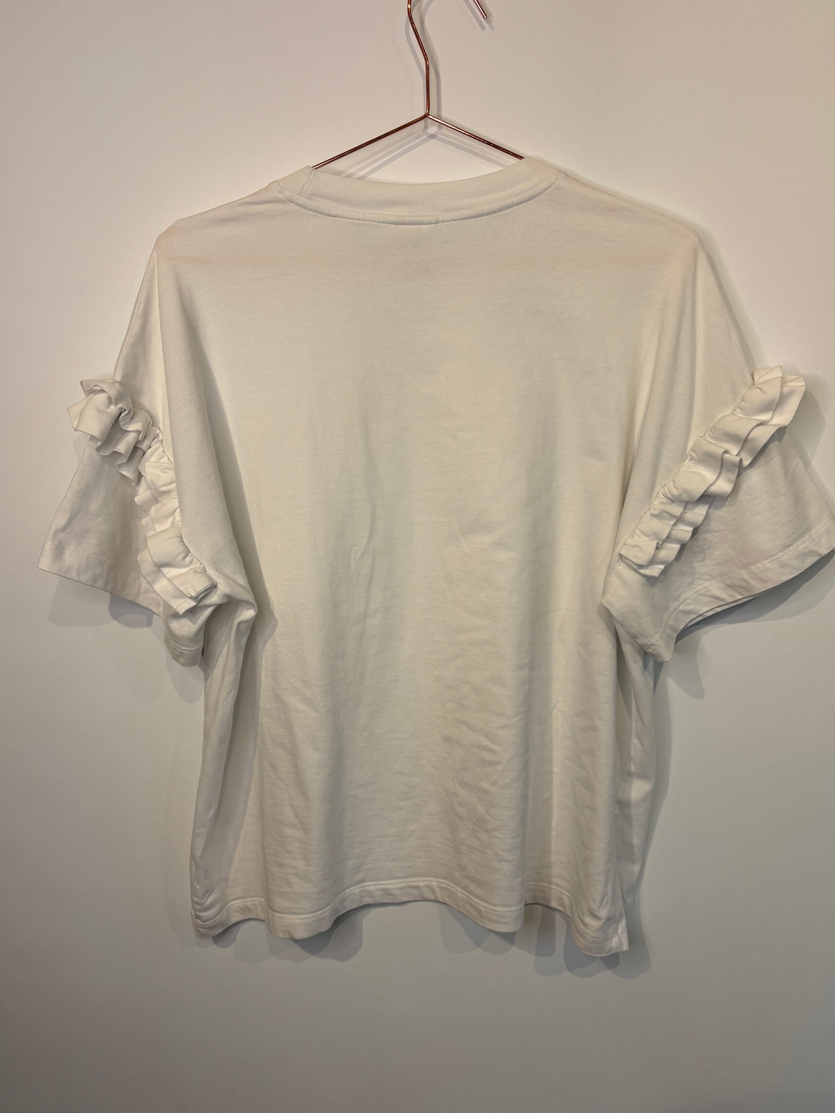 Kowtow Frill Sleeve Tee - L