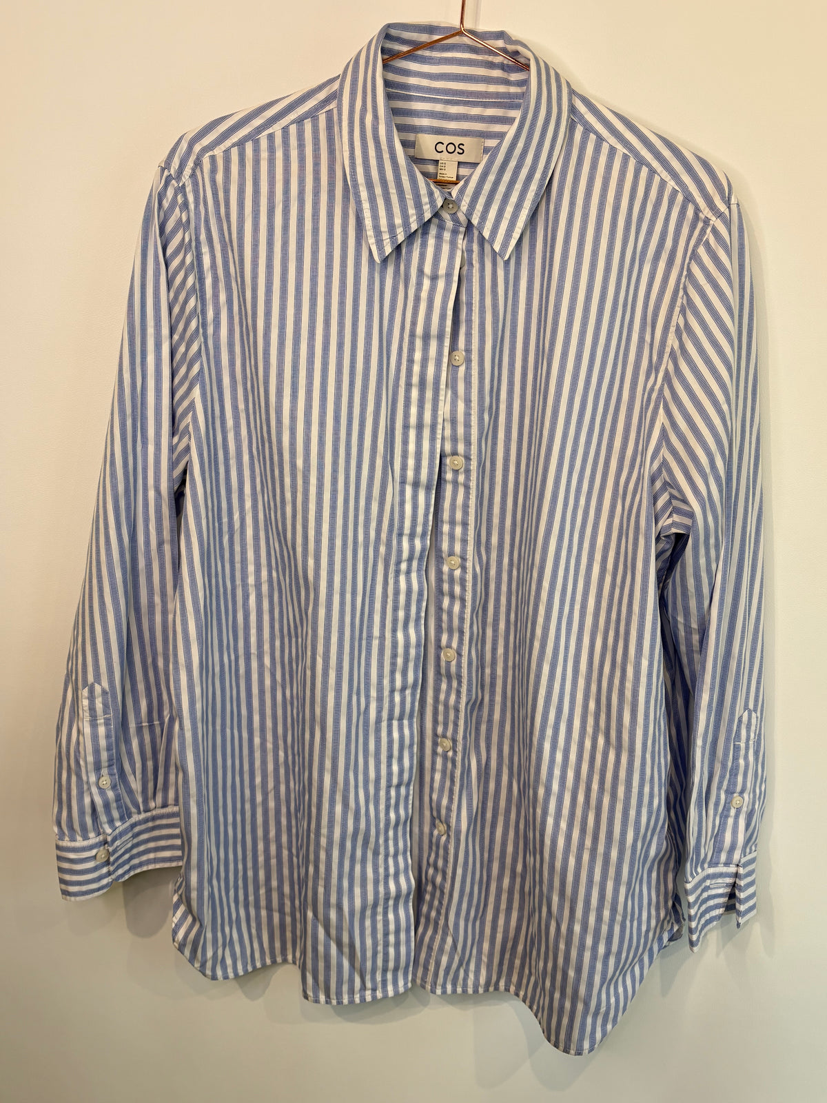 COS Minimal Concealed-Placket Shirt - US12 (Approx. NZ 14)