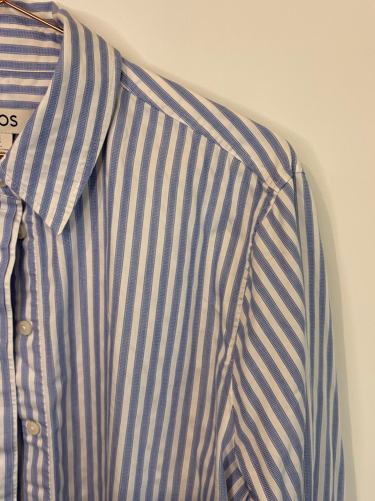 COS Minimal Concealed-Placket Shirt - US12 (Approx. NZ 14)