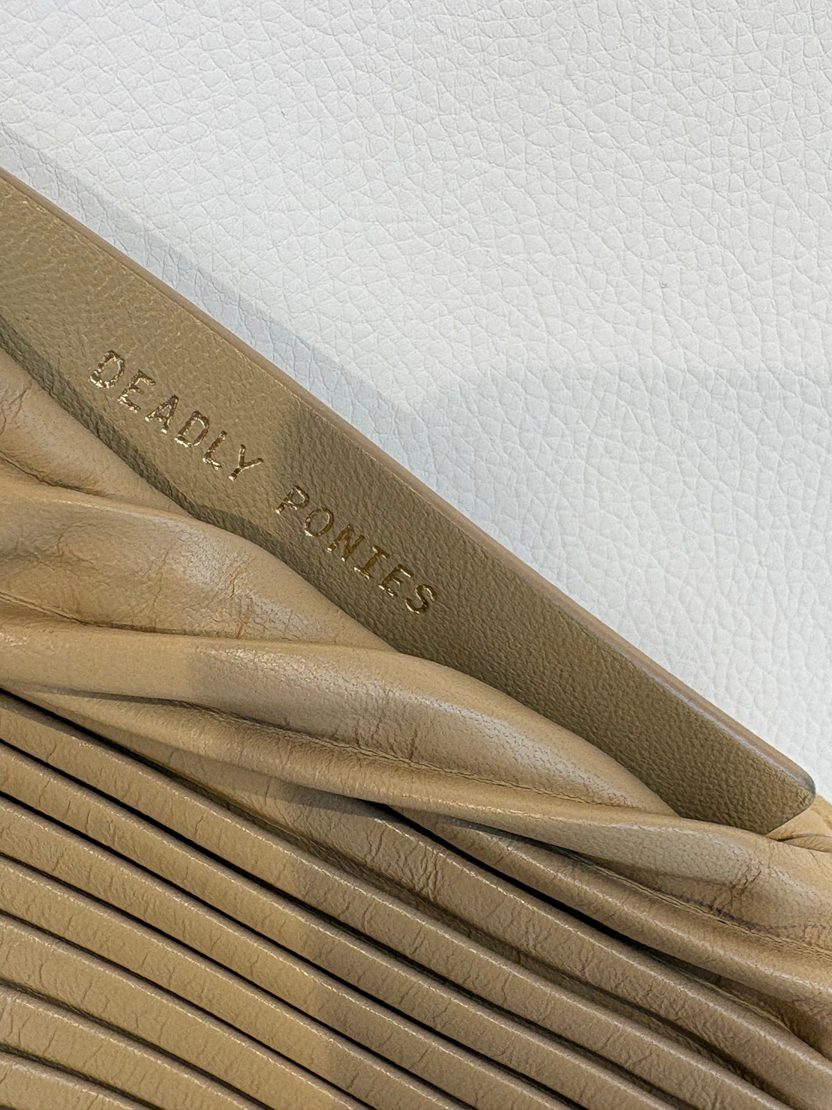 Pleated Deadly Ponies Bag