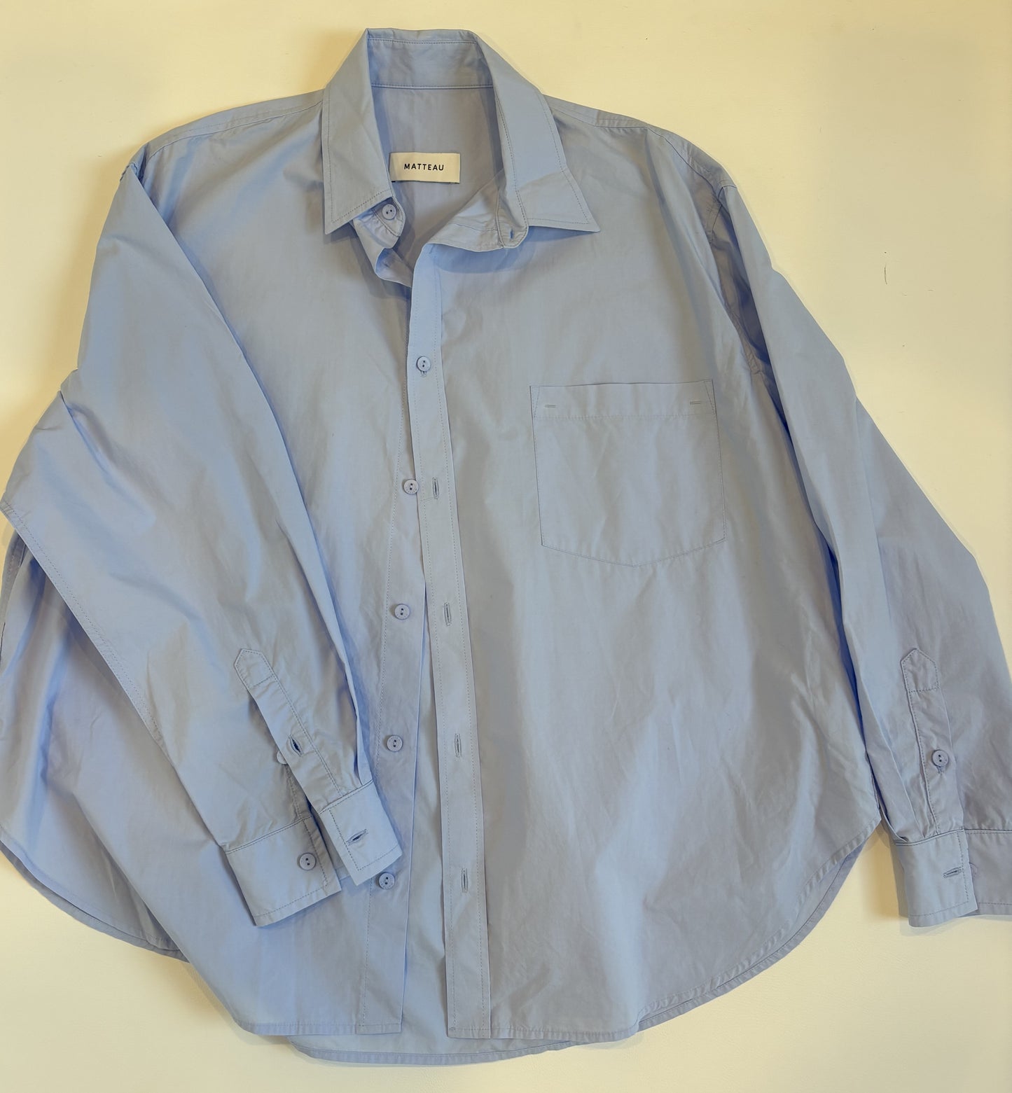Matteau Classic Pocket Shirt - SIZE - 5 (AU 14) - (RRP $595)