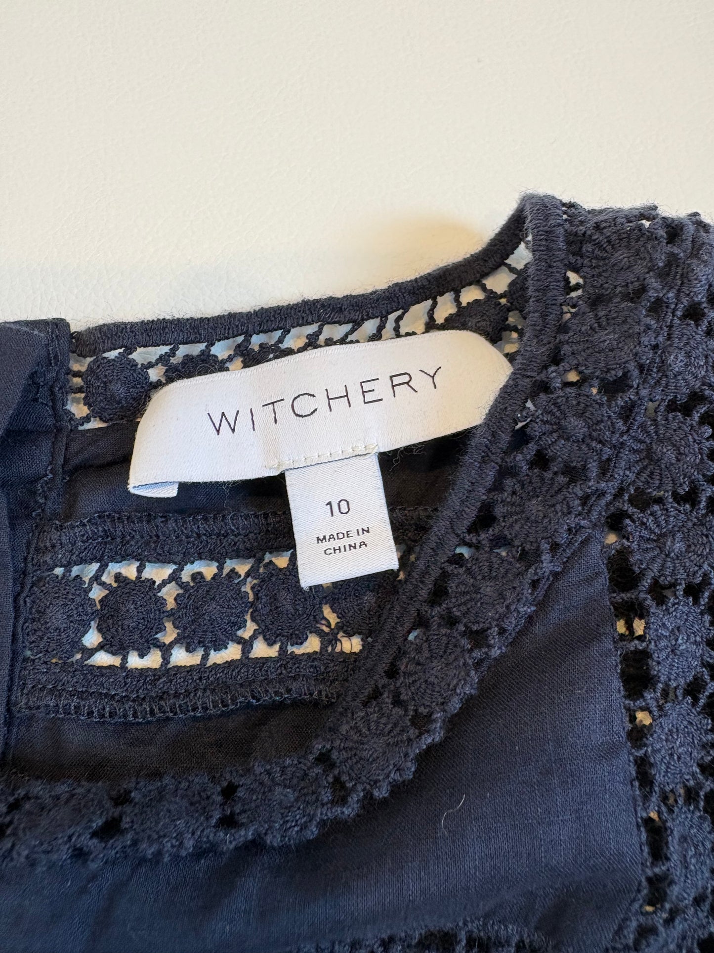 Witchery Navy Top - 10