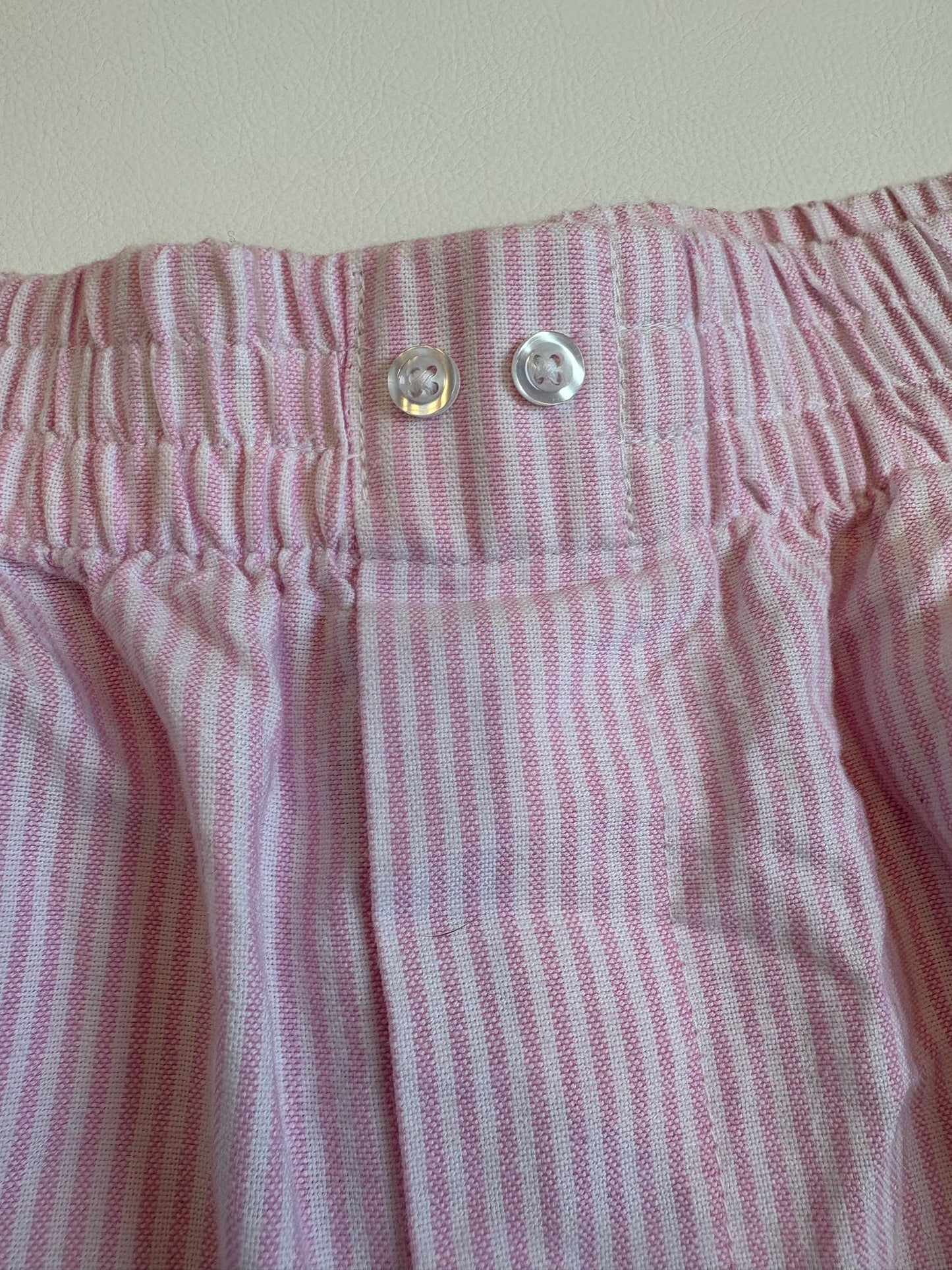 Glassons Pink / White Stripe Shorts - 6