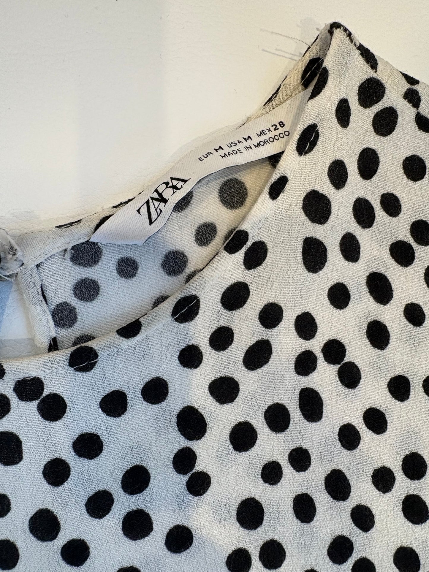 Zara Polka Dot Dress - 10