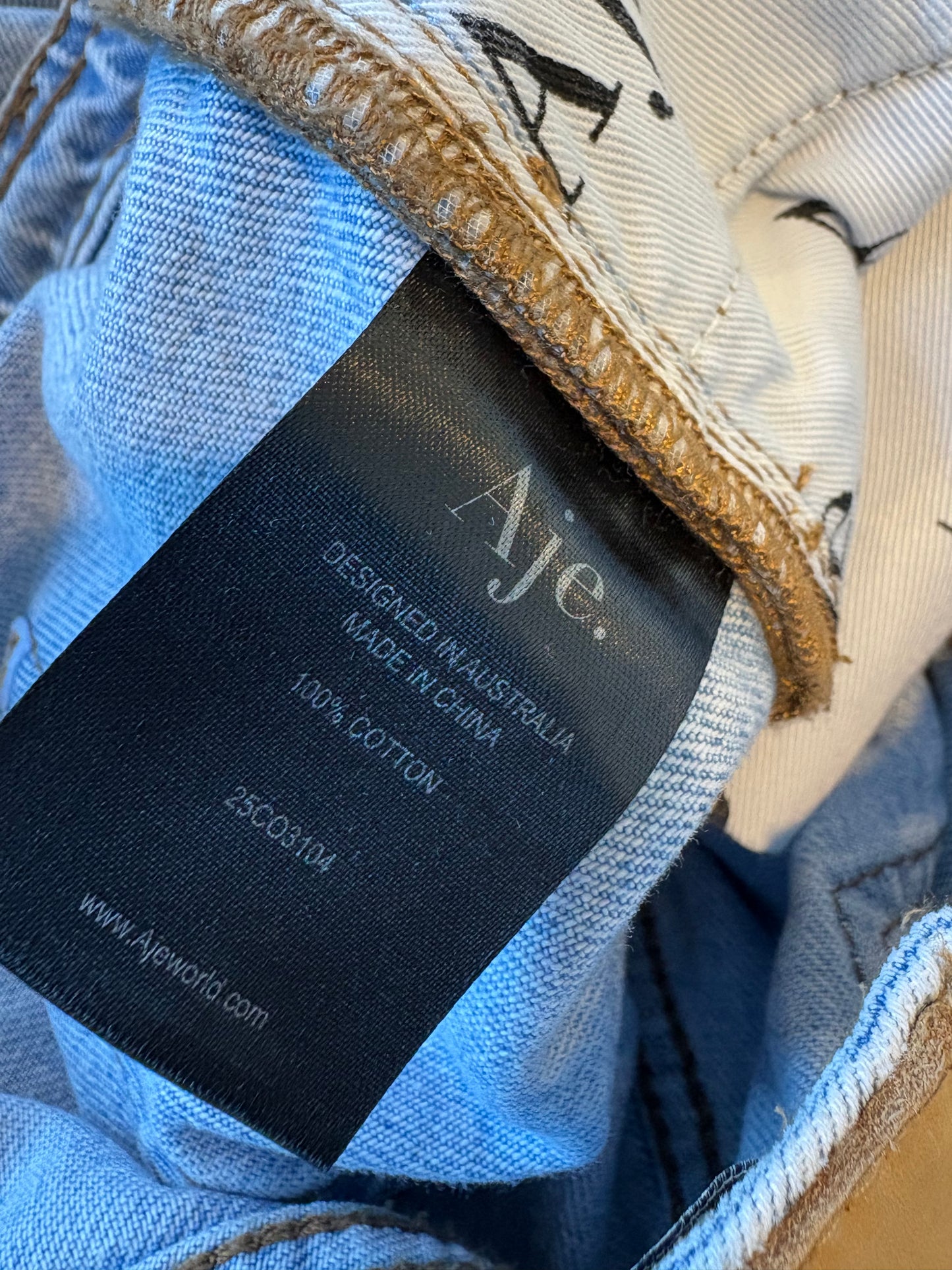 Aje Rylan Extra Wide Jean - 30 (RRP - $349)