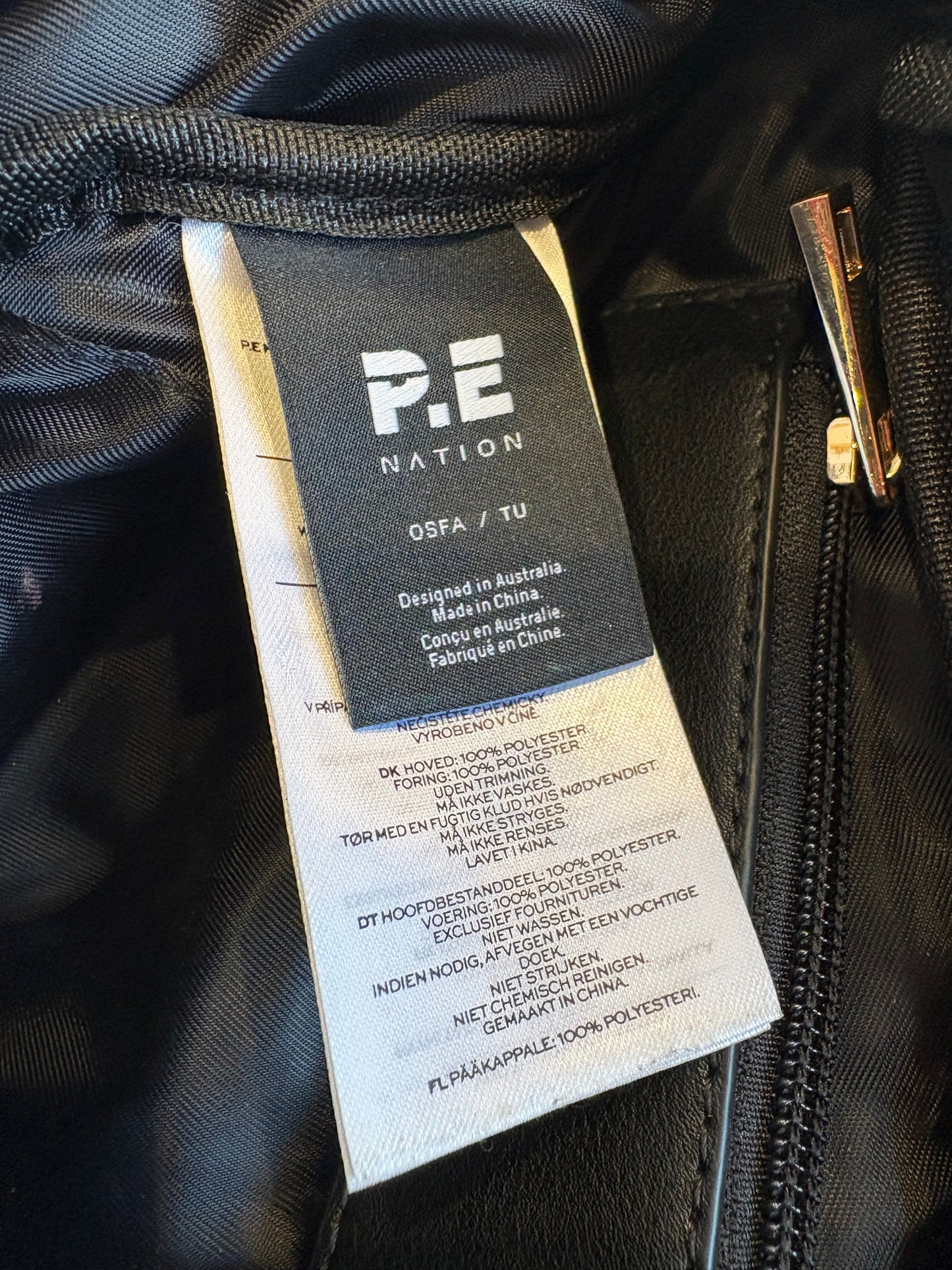 P.E Nation - Training day cross body bag in black
