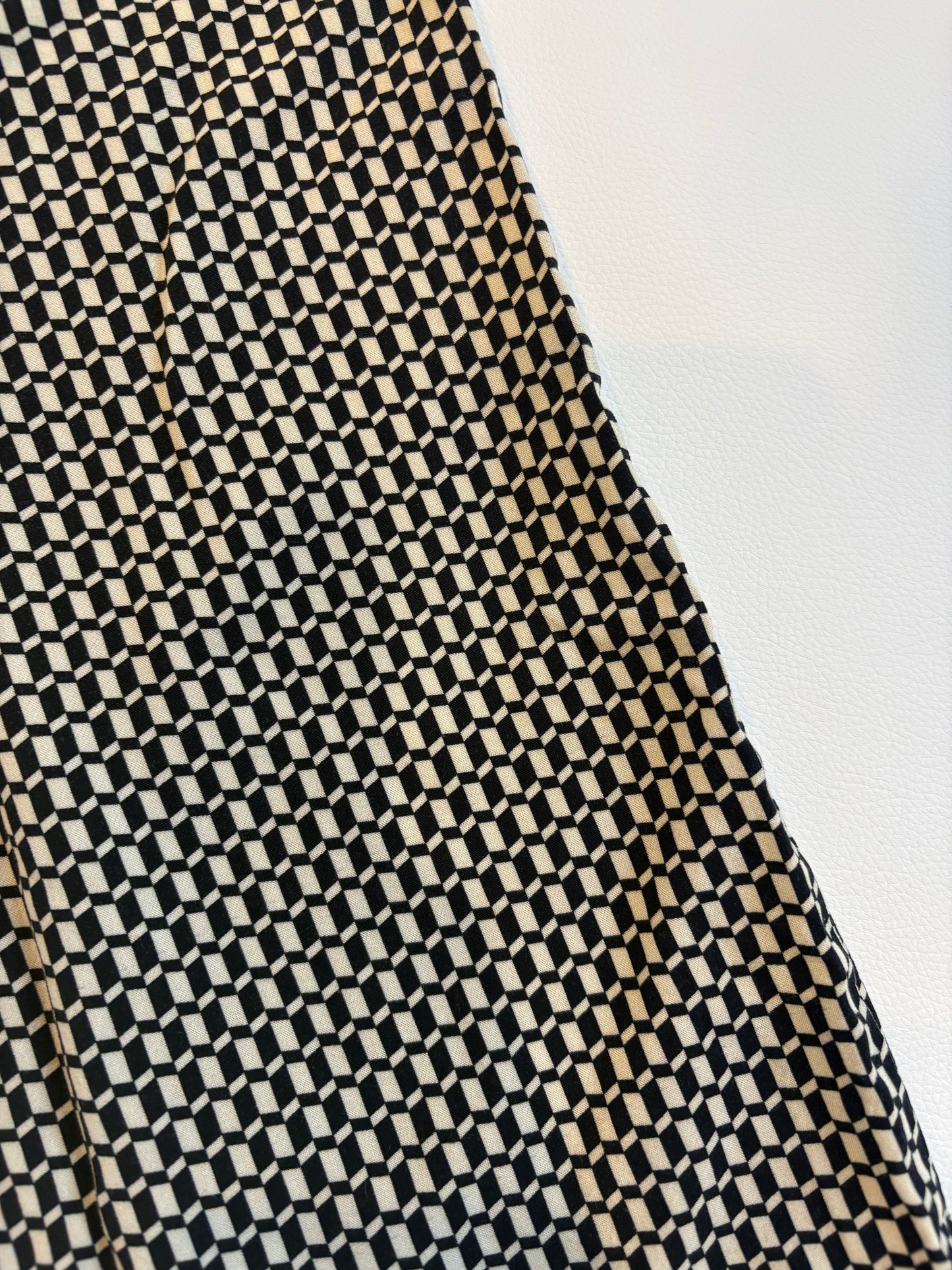 Marlow Geometric Wide Leg Pants - XL