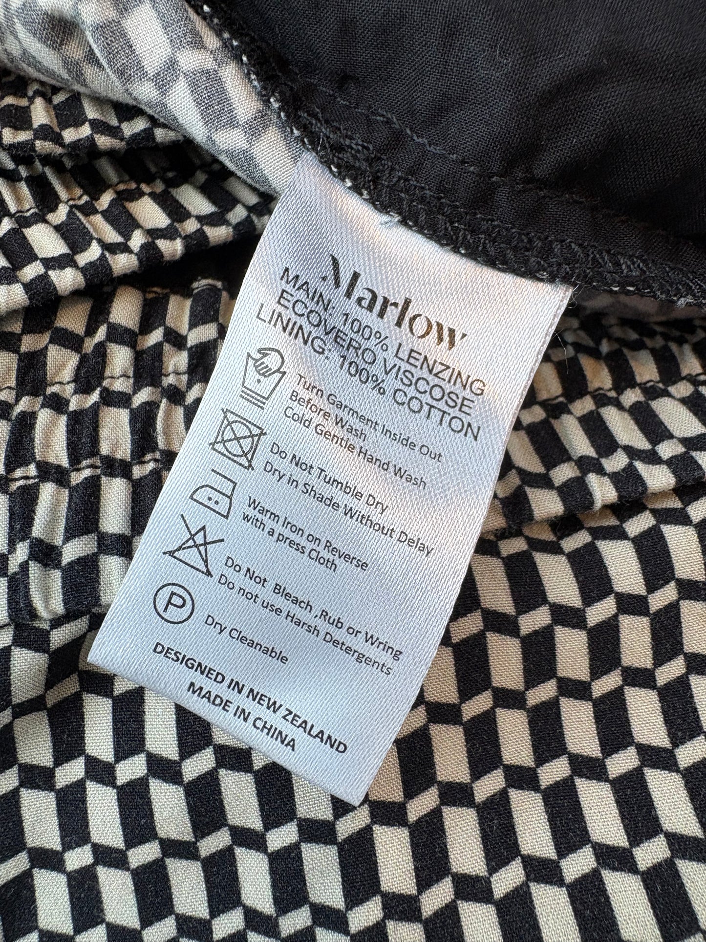 Marlow Geometric Wide Leg Pants - XL