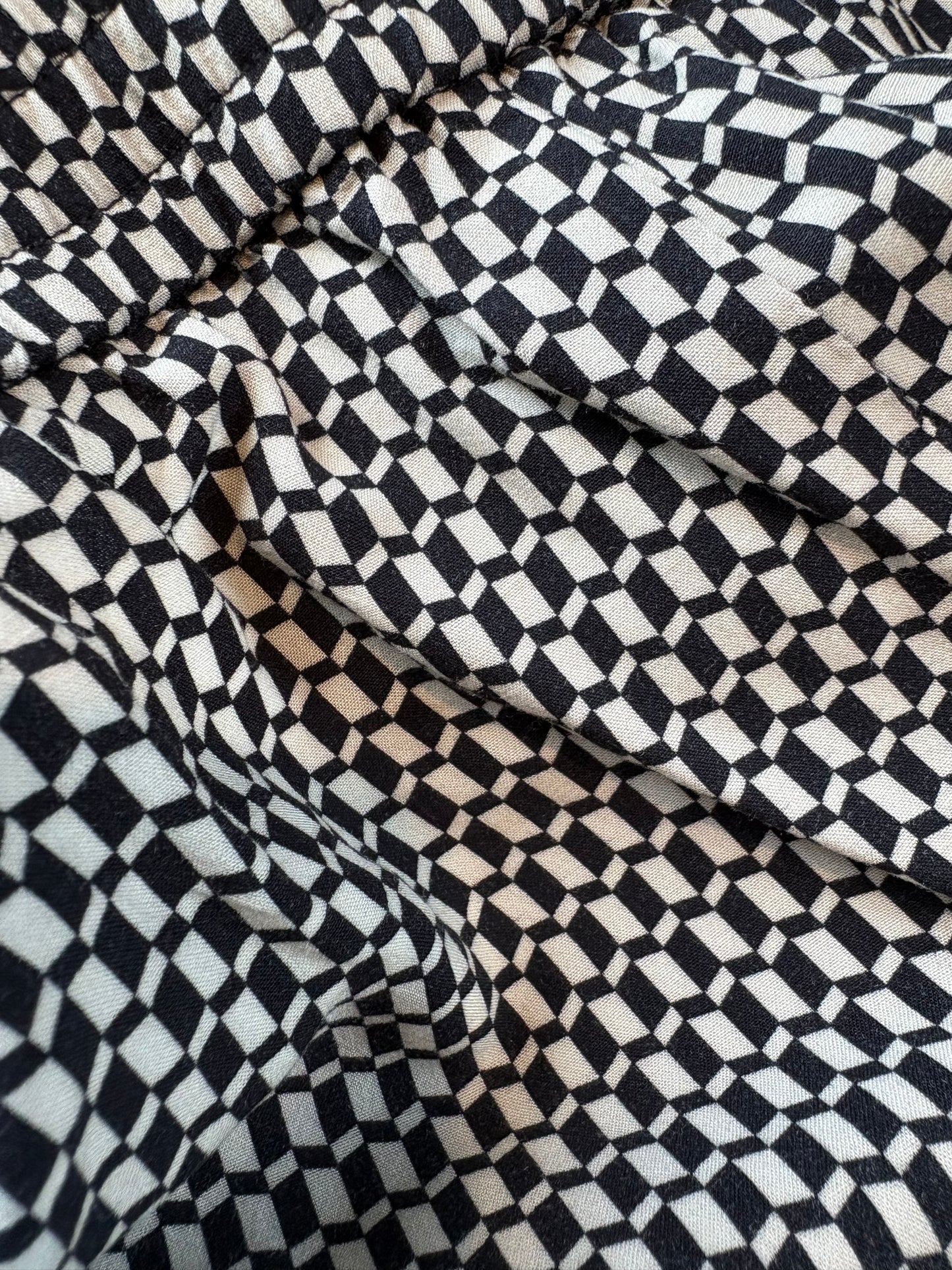 Marlow Geometric Wide Leg Pants - XL