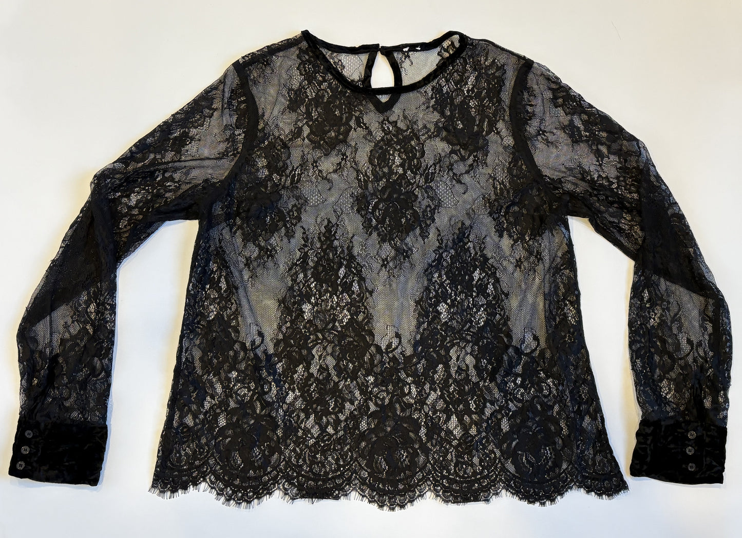 Black Lace Top