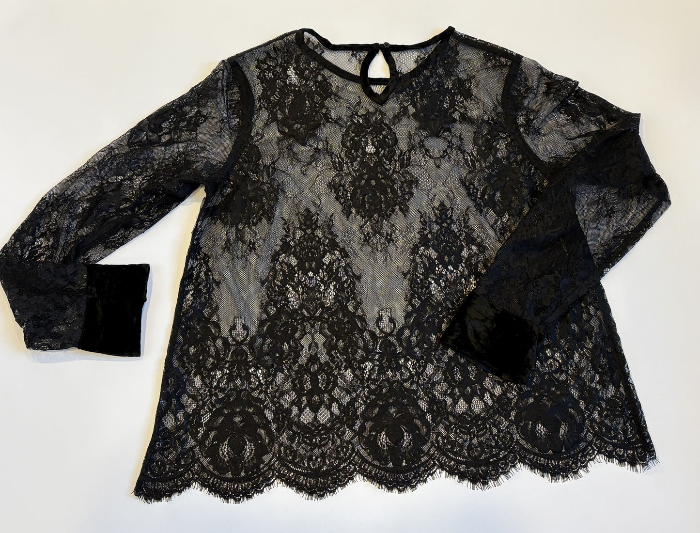 Black Lace Top