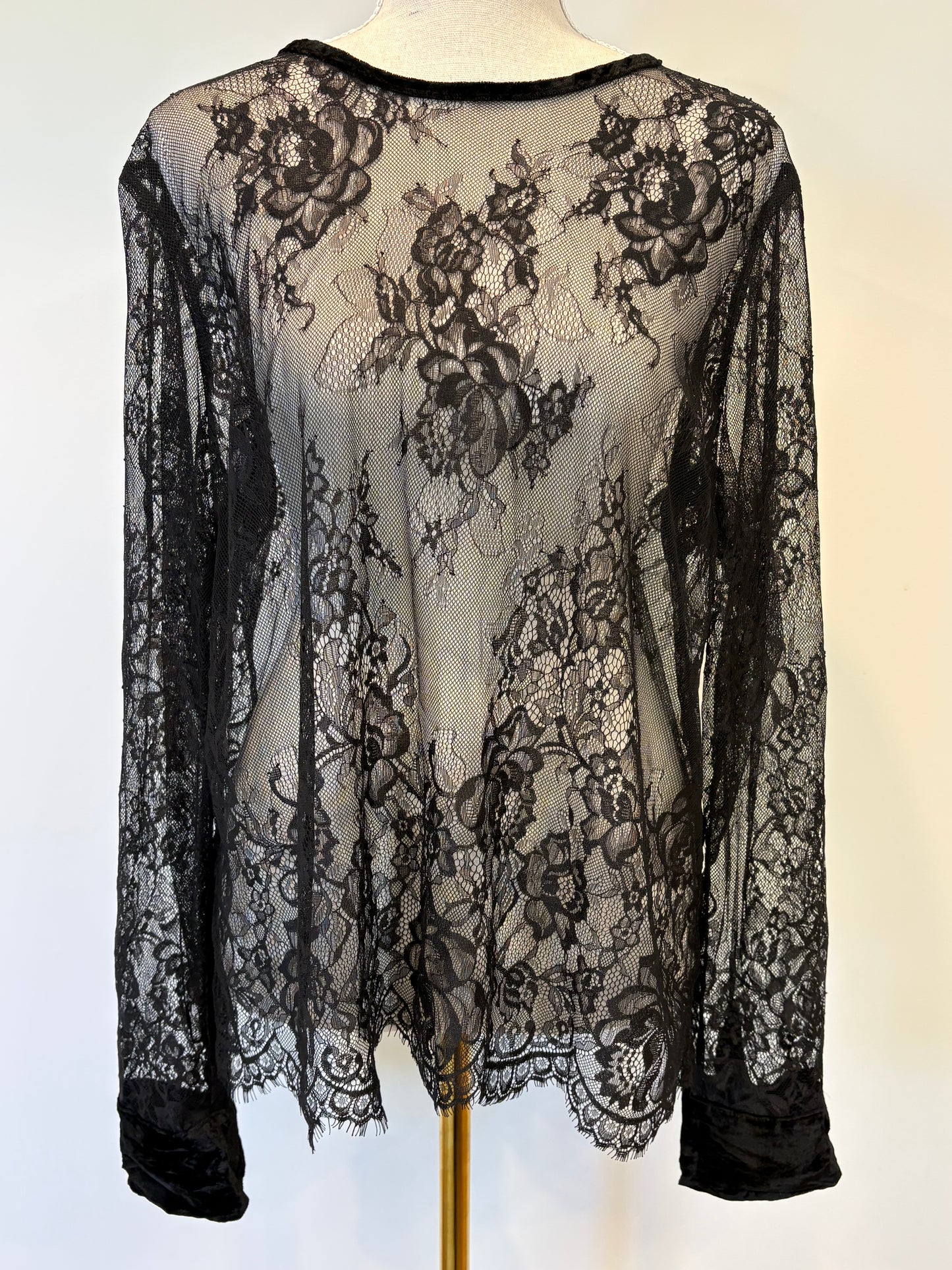 Black Lace Top
