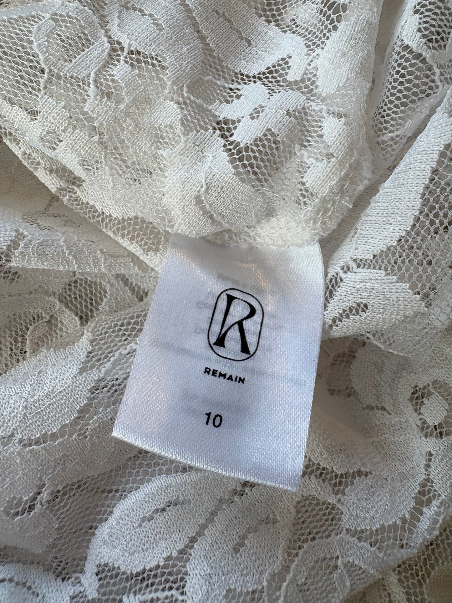 Remain Willa Lace Top - Ivory - 10