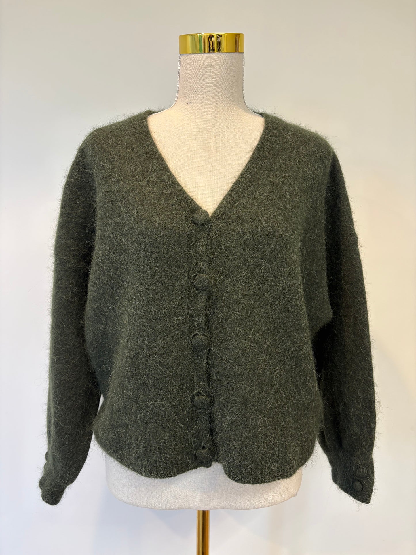 Max Alpaca Merino Blend Cardigan - L