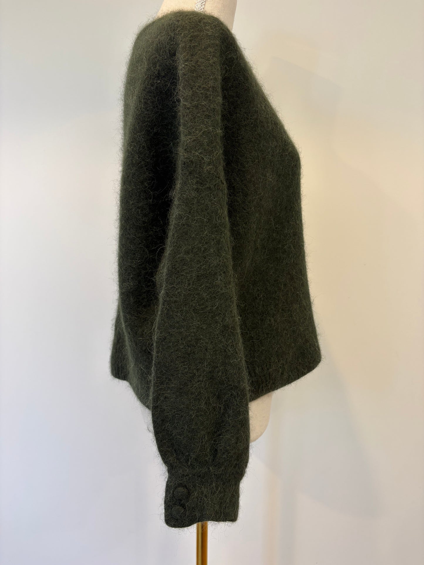 Max Alpaca Merino Blend Cardigan - L