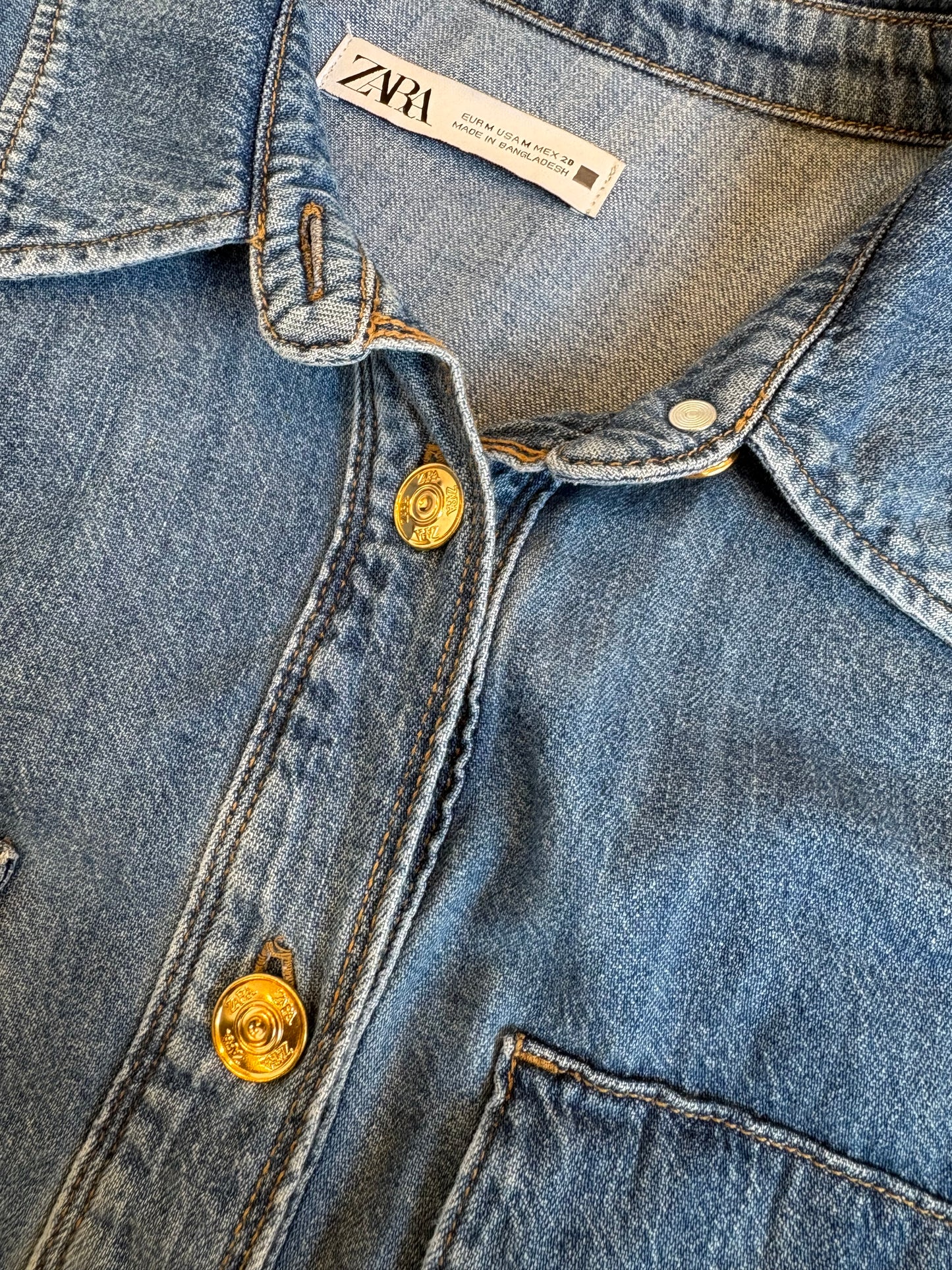 Zara Denim Shirt - M