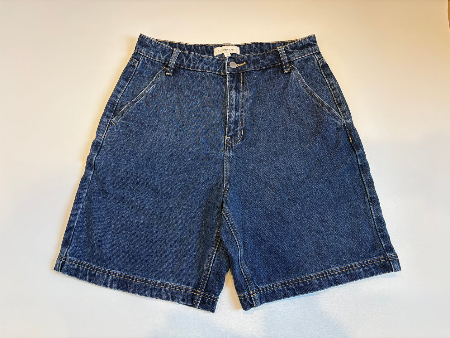 Assembly Label Longline Denim Short - Heritage Blue - 30