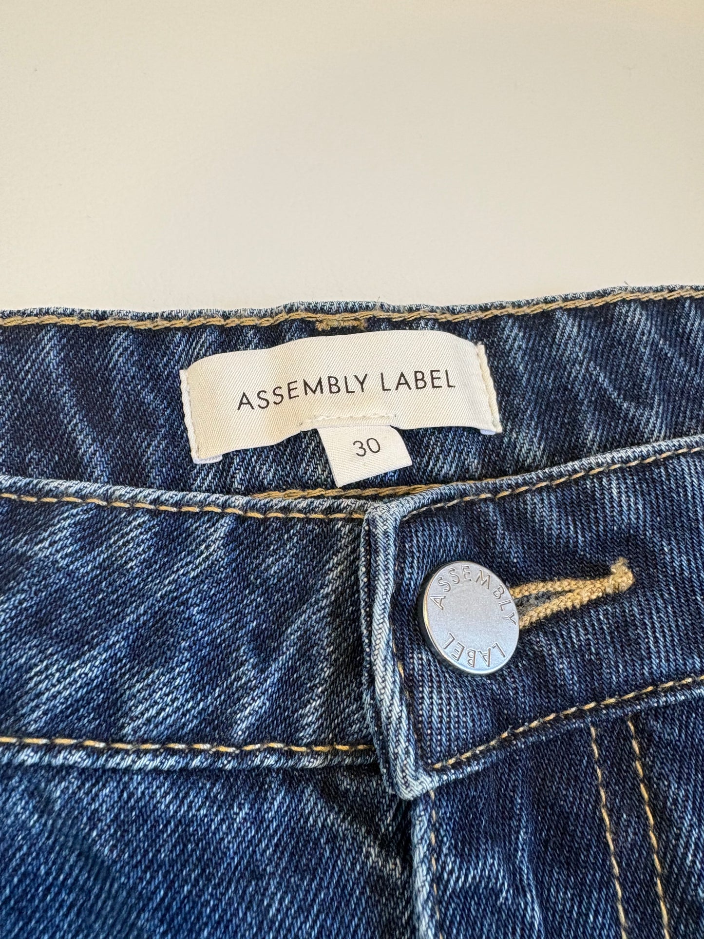 Assembly Label Longline Denim Short - Heritage Blue - 30