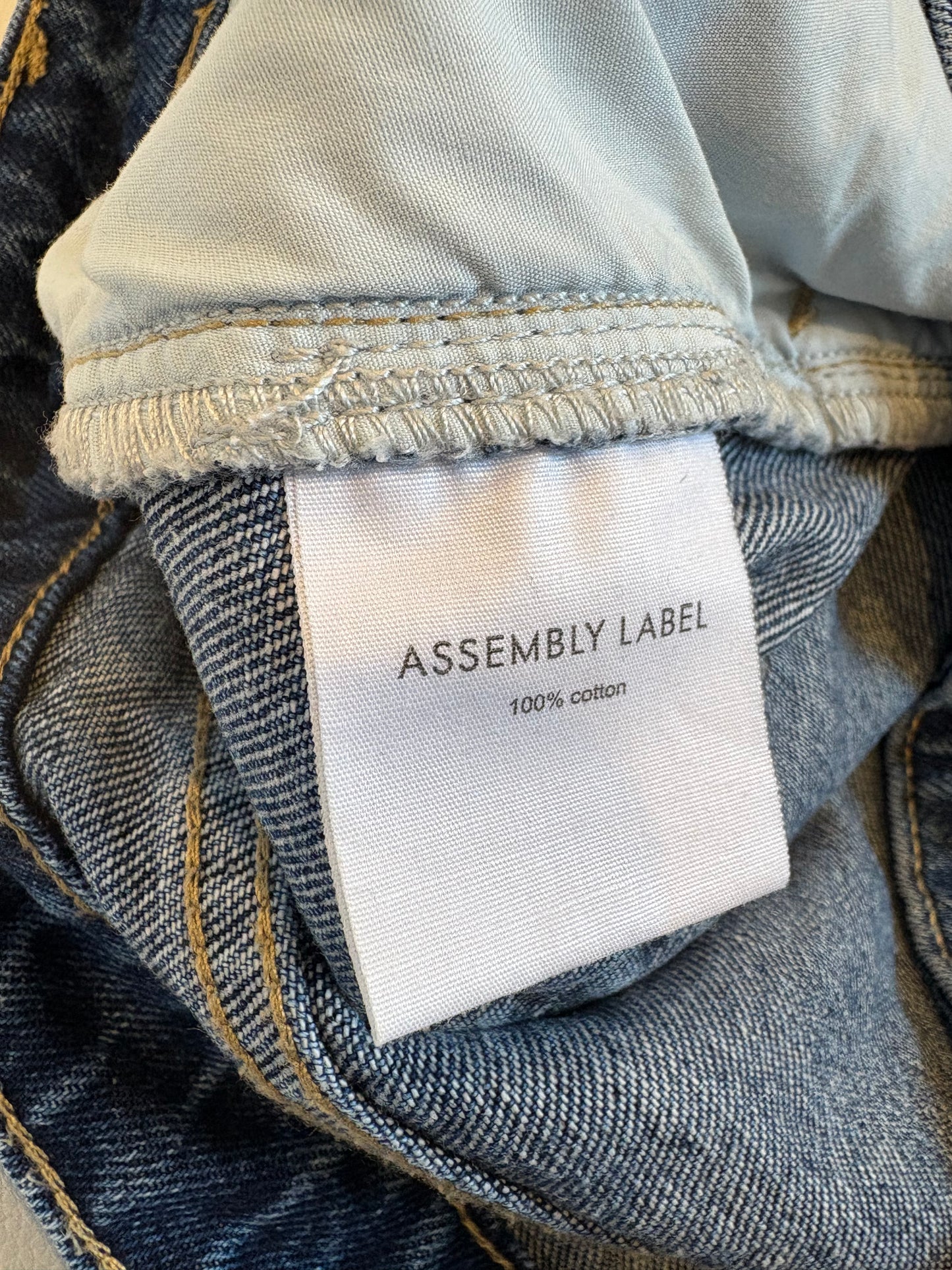 Assembly Label Longline Denim Short - Heritage Blue - 30